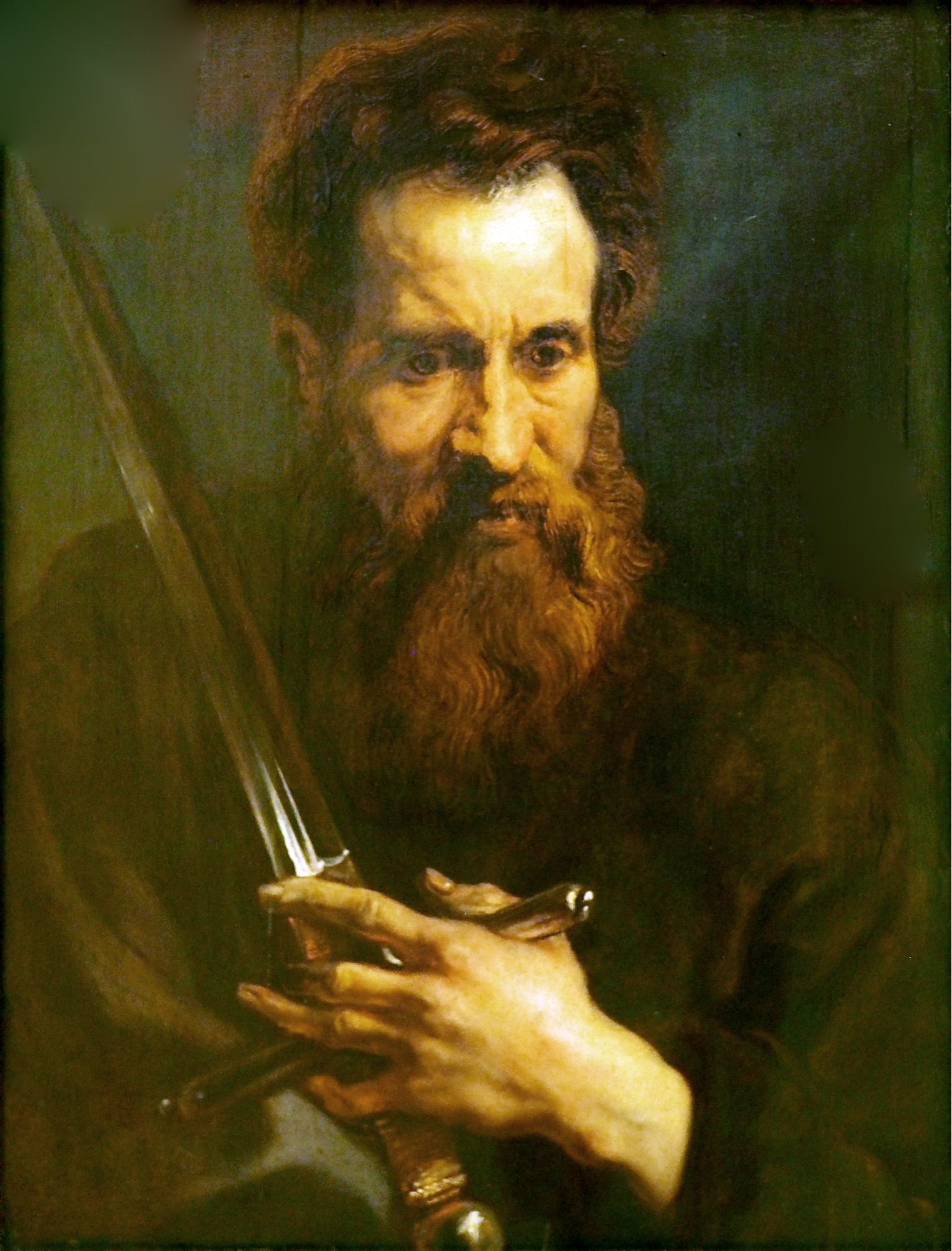 Saint Paul (vue d'artiste),
par Antoine van Dyck (1618-1620), Niedersächsisches Landesmuseum, Hanovre.