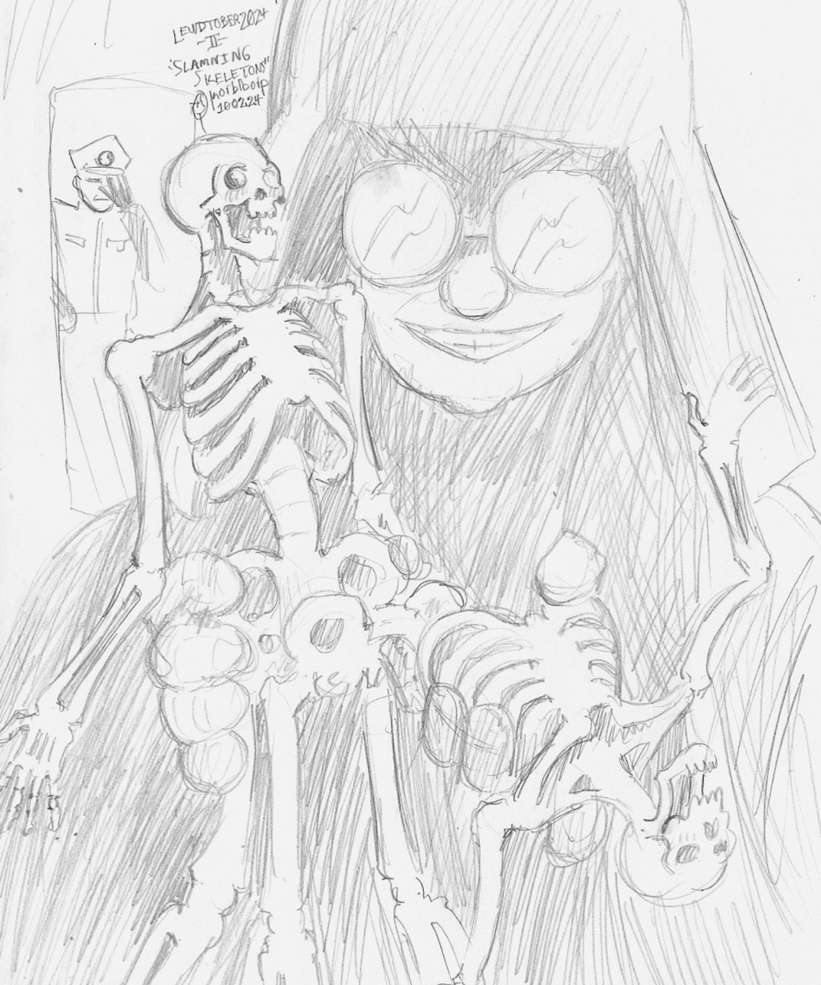 Lewdtober 2024 - II - Slamming Skeletons