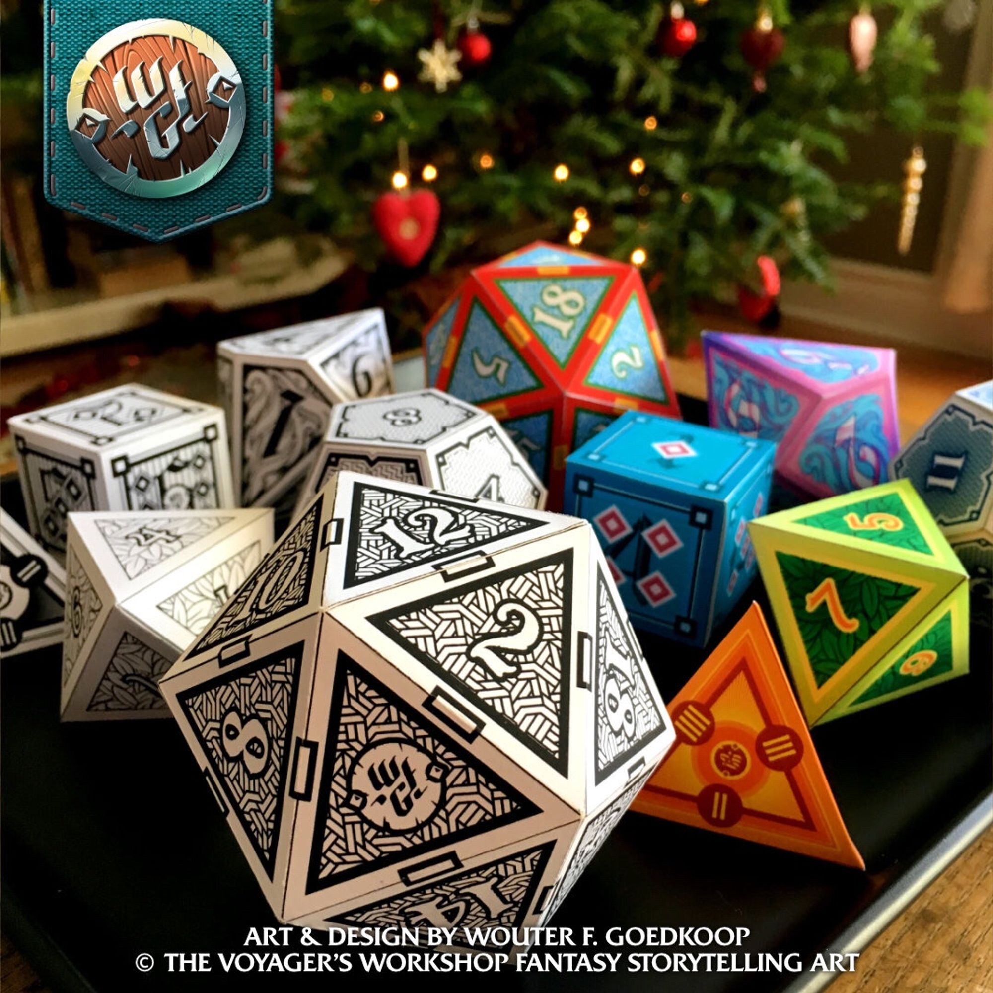 A polyhedral dice feast for the holidays!