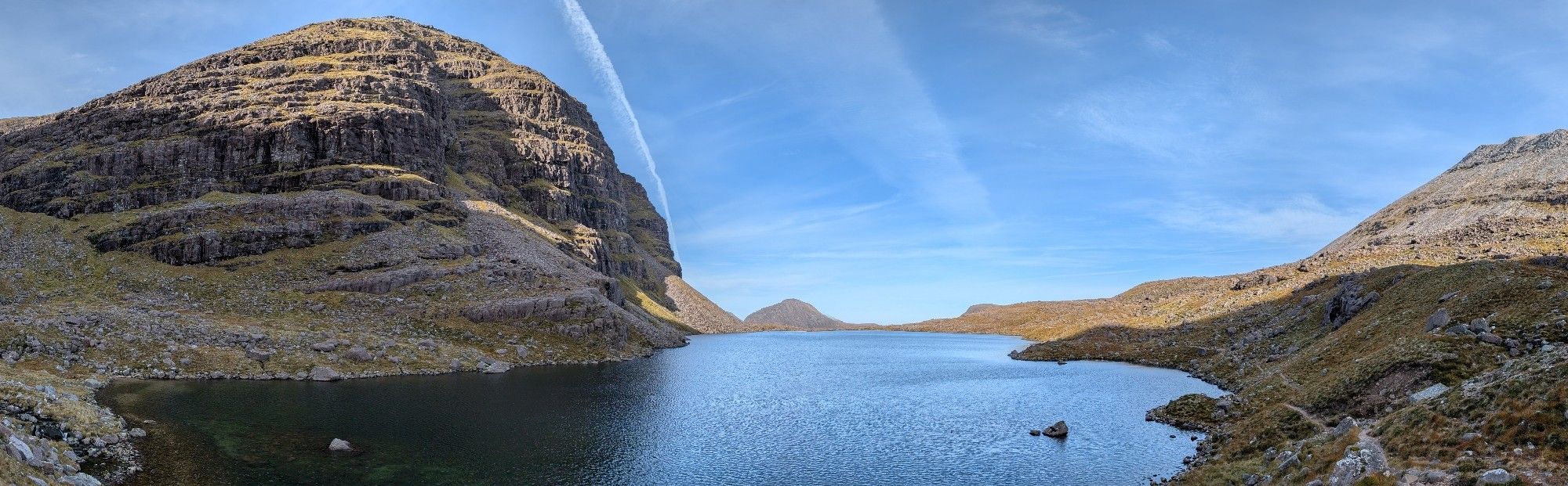 Beinn Eighe coire and lochan, looking West