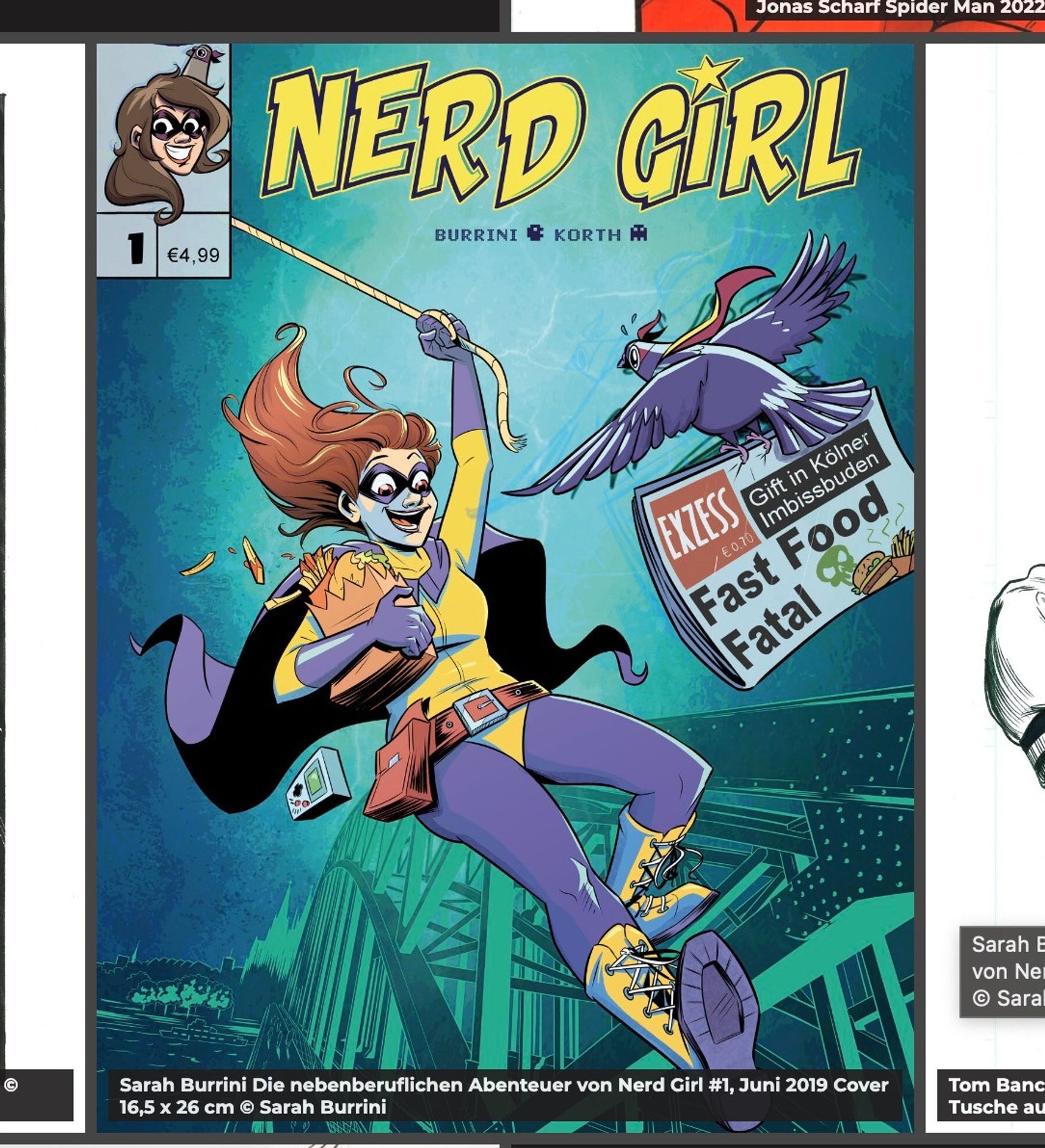 Comiccover von "Nerd Girl" von Sarah Burrini