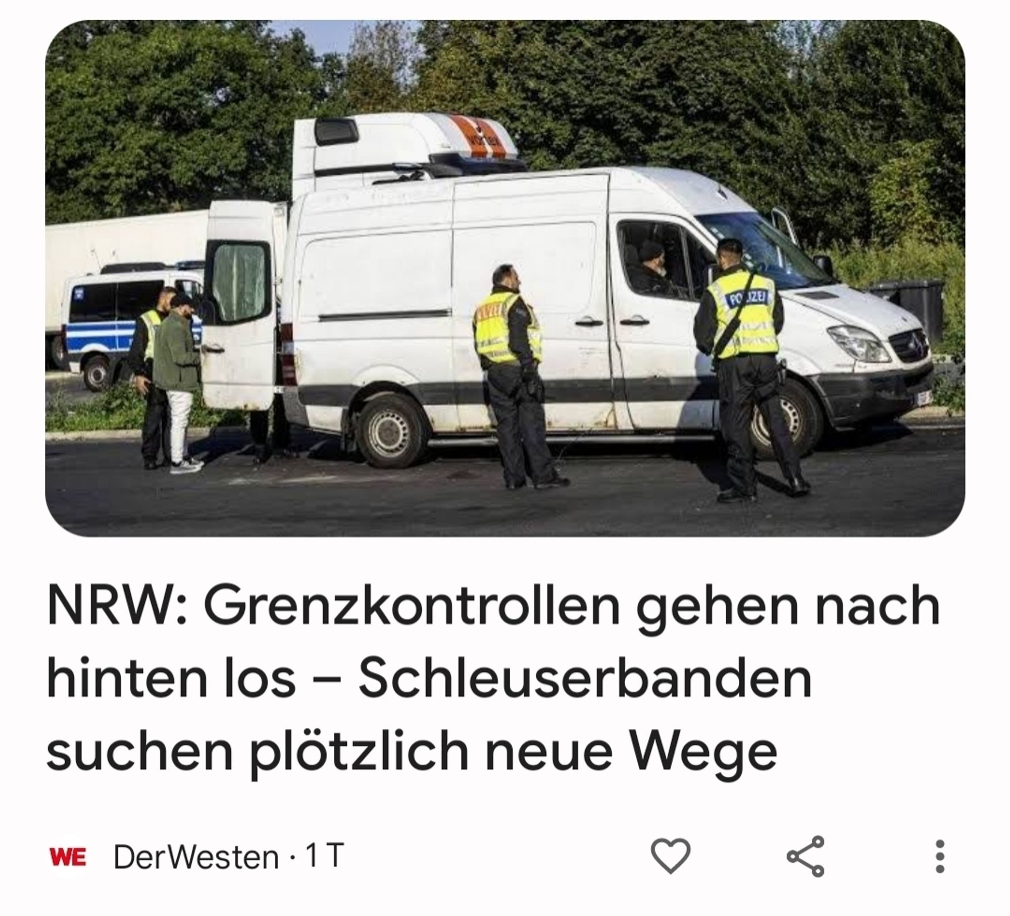 NRW
Grenzkontrollen gehen nach hinten los, Schleuserbanden suchen plötzlich neue Wege