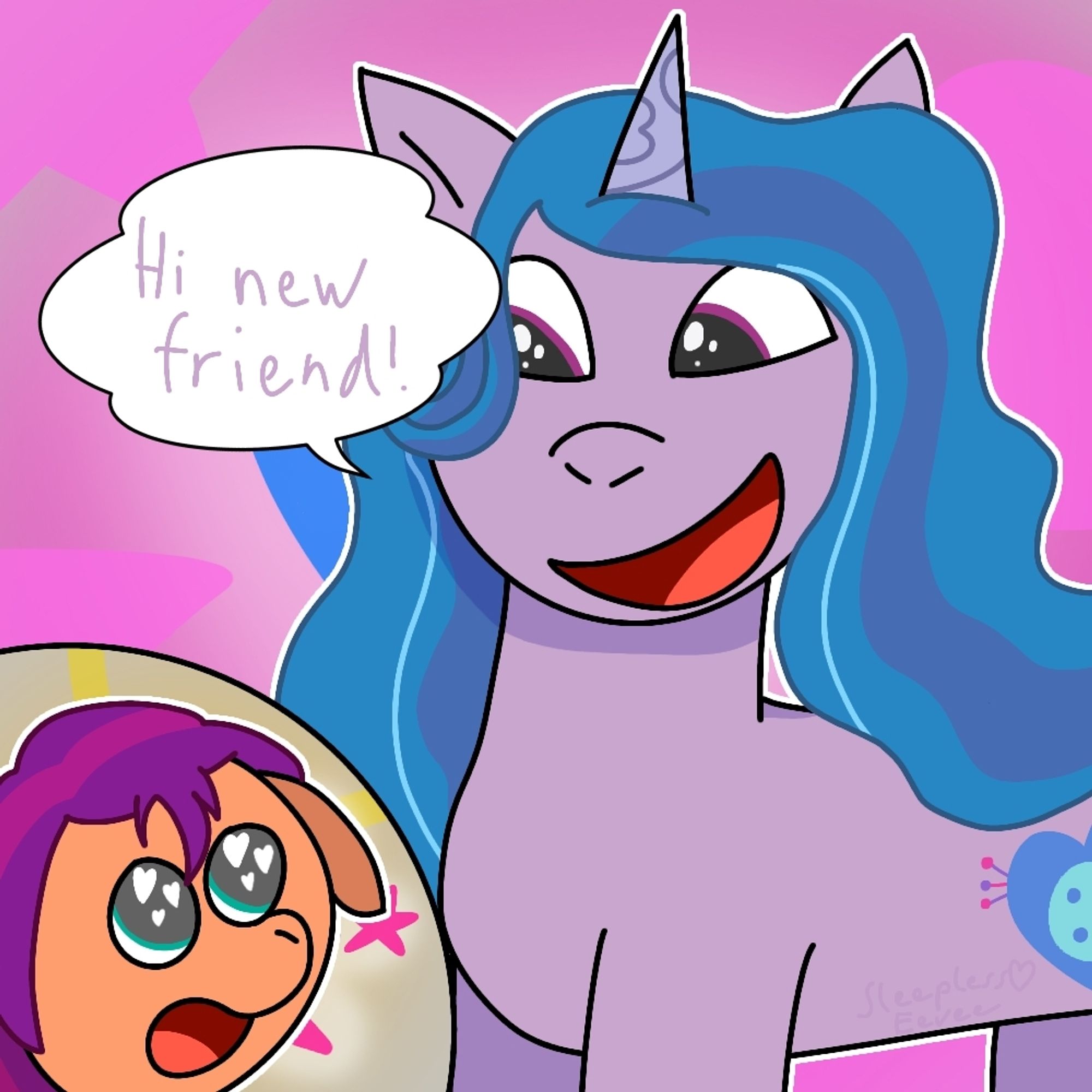 "New Friend" - Uploaded on April 2nd 2024