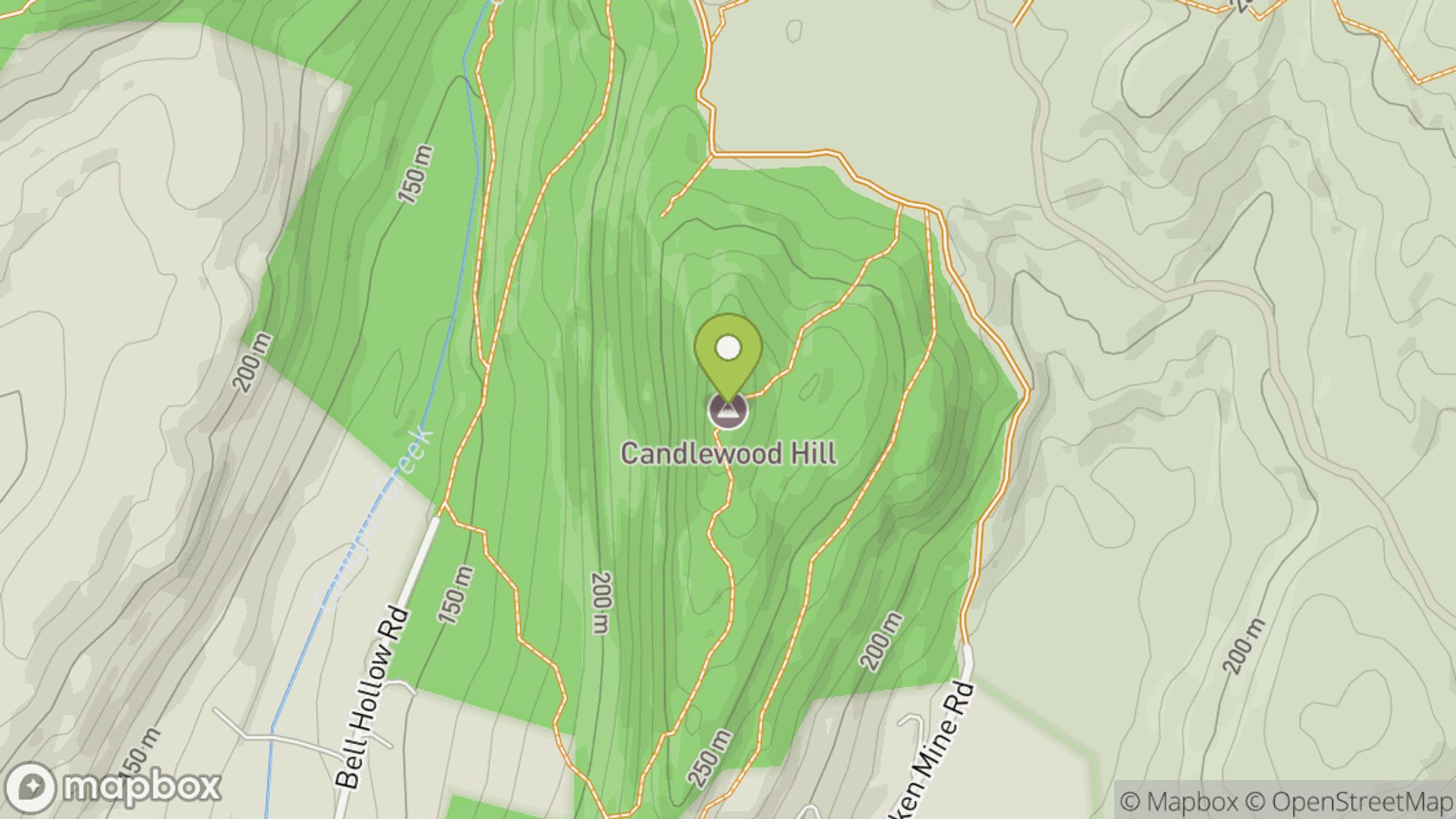 Map of Candlewood Hill