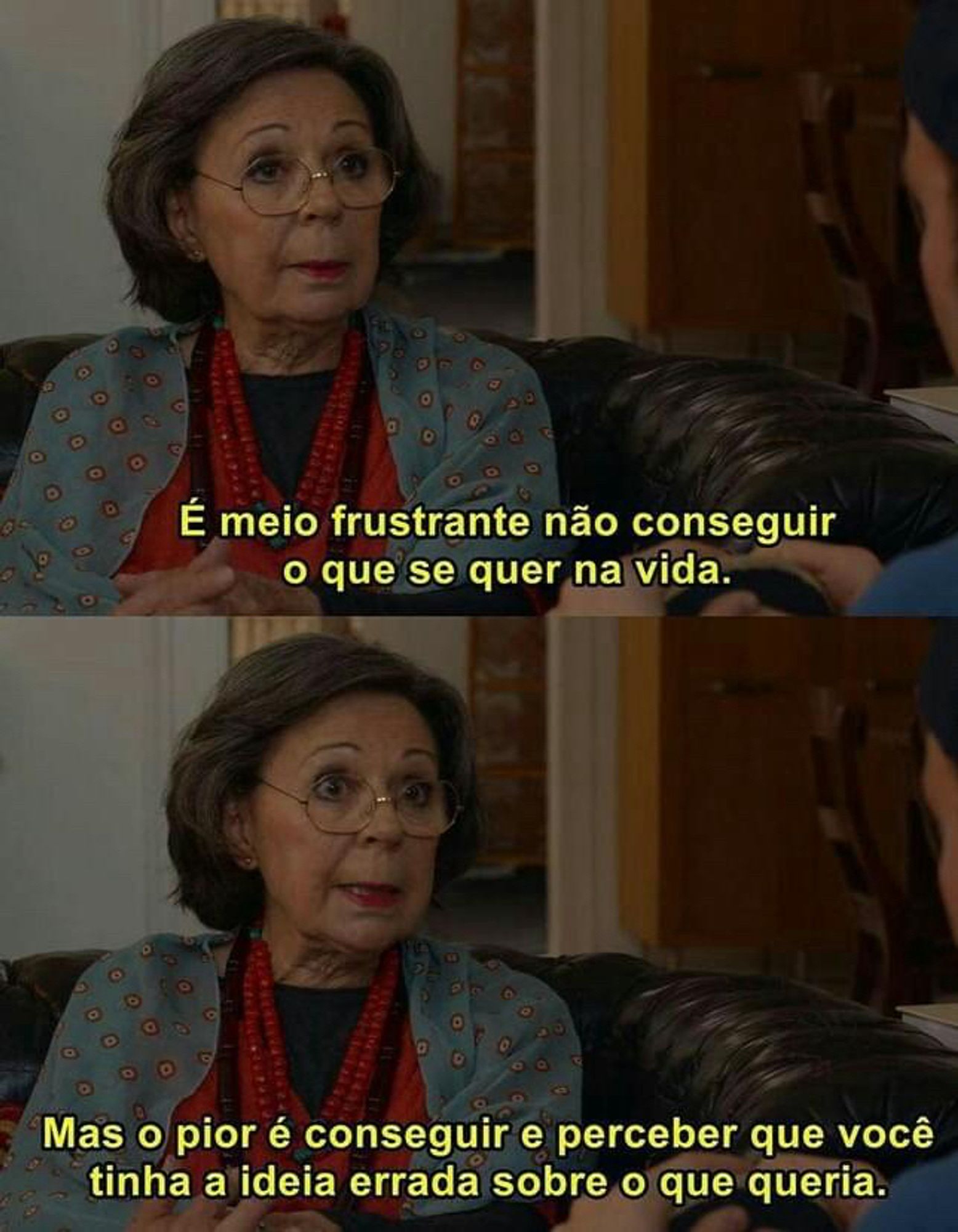 Citação da série Merlí: “É meio frustrante não conseguir o que se quer na vida. Mas o pior é conseguir e perceber que você tinha uma idéia errada sobre o que queria”.