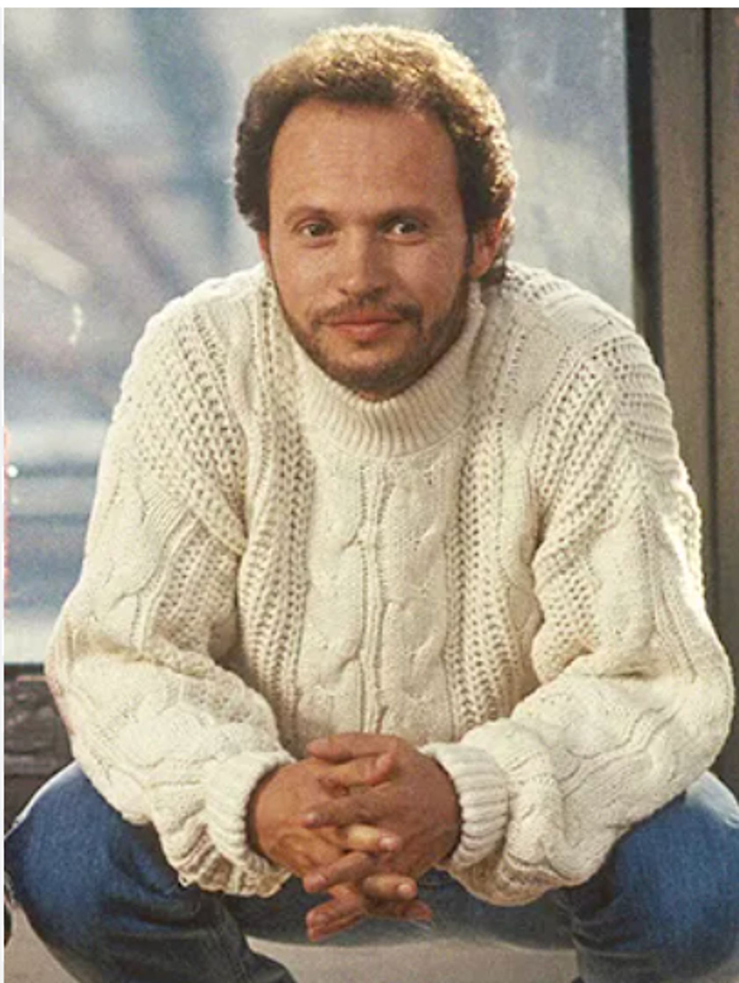 Sept 30: Billy Crystal wearing his big cozy sweater from When Harry Met Sally