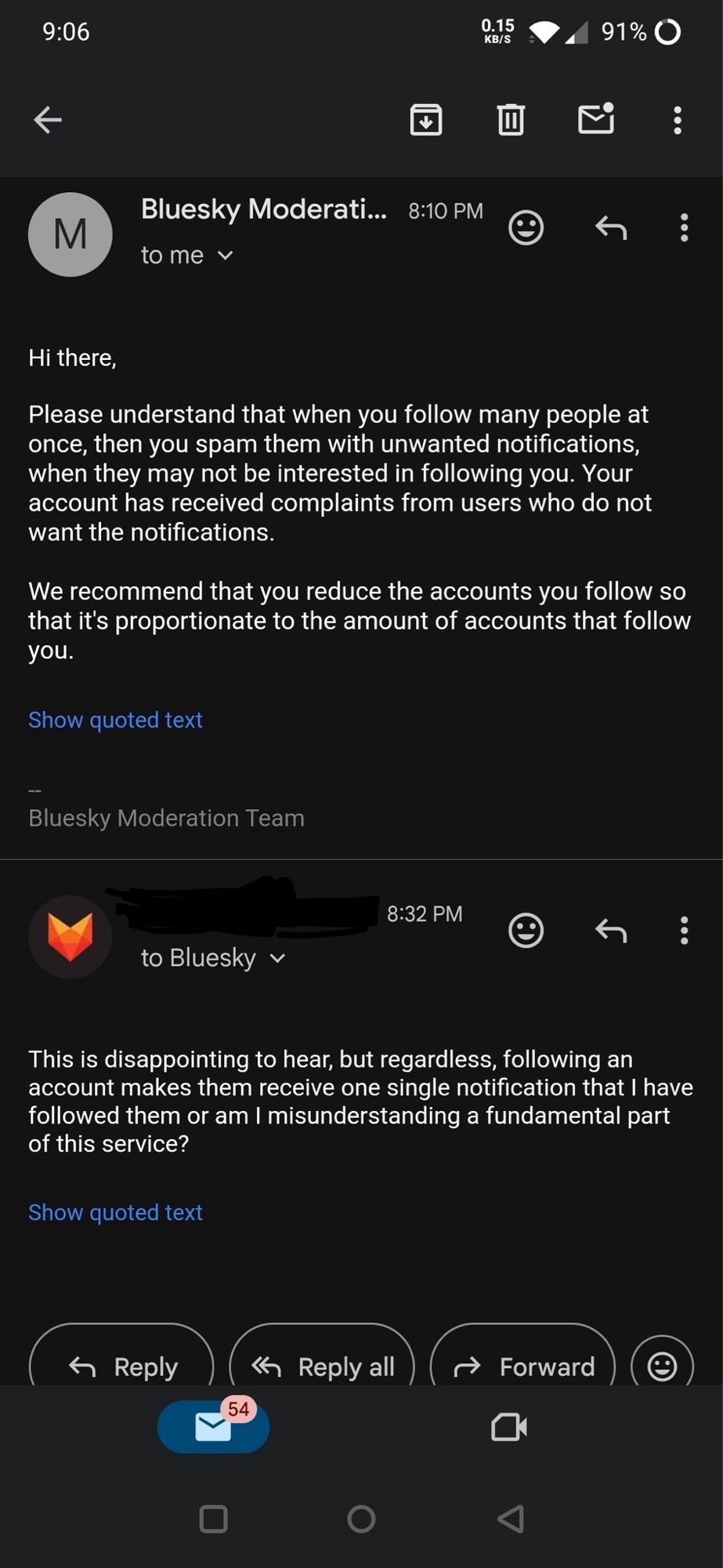 Continued email chain from bluesky@moderation.xyz to my gf