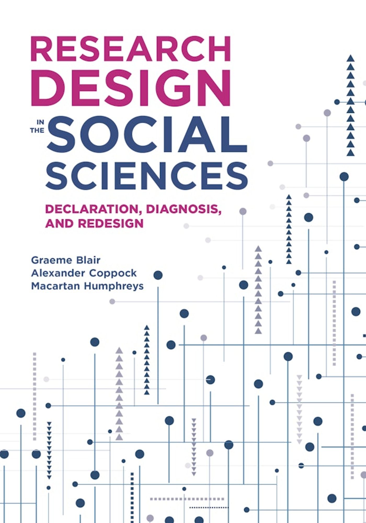 Cover of Research Design in the Social Sciences: Declaration, Diagnosis, and Redesign by Graeme Blair, Alexander Coppock, and Macartan Humphreys