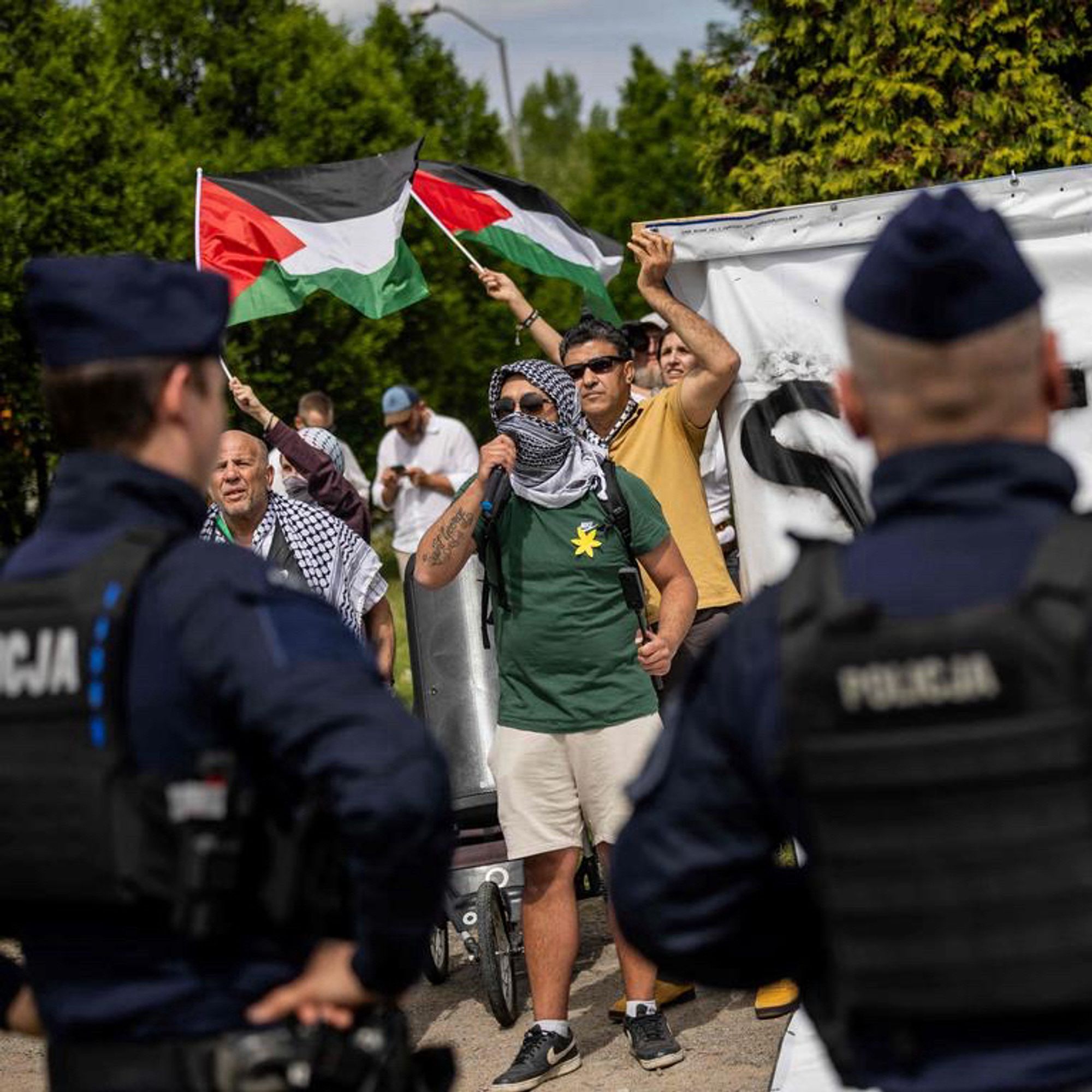 Pro-Palästinensische Demonstranten