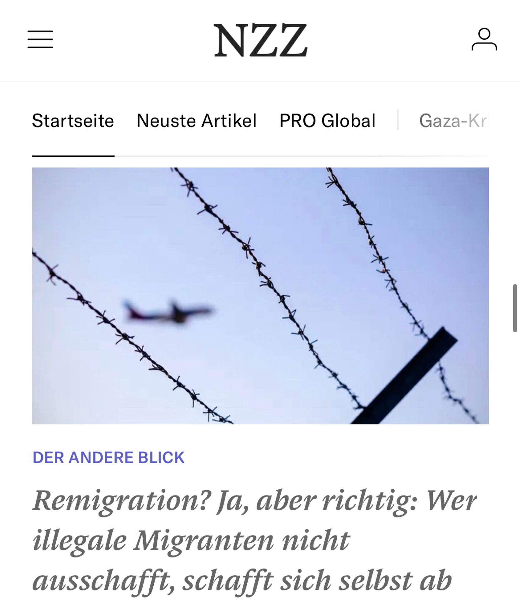 NZZ-Artikel