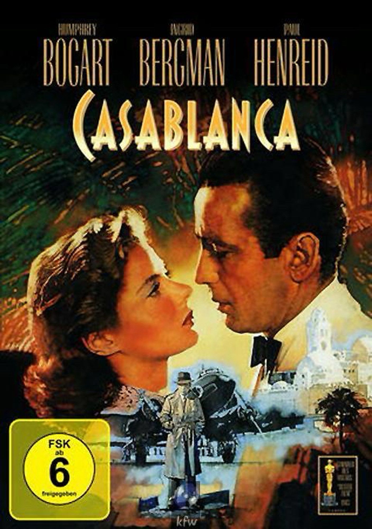 Casablanca ist ein US-amerikanischer Liebesfilm von Michael Curtiz aus dem Jahr 1942. Er verbindet zusätzlich Stilelemente eines Melodrams mit denen eines Abenteuer- und Kriminalfilms. Casablanca entstand unter dem Eindruck des Zweiten Weltkriegs. Er stellt ein Beispiel für den Einsatz Hollywoods gegen das nationalsozialistische Deutschland dar und enthält dadurch eine starke politische Komponente.🖖