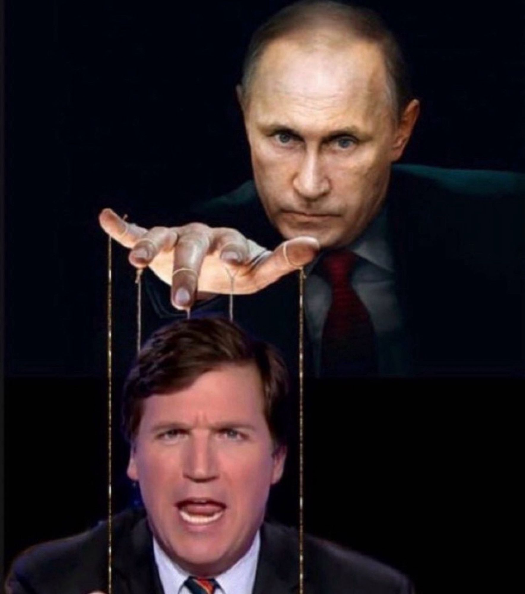 Carlson die Puttin under Trump Marionette 🖖