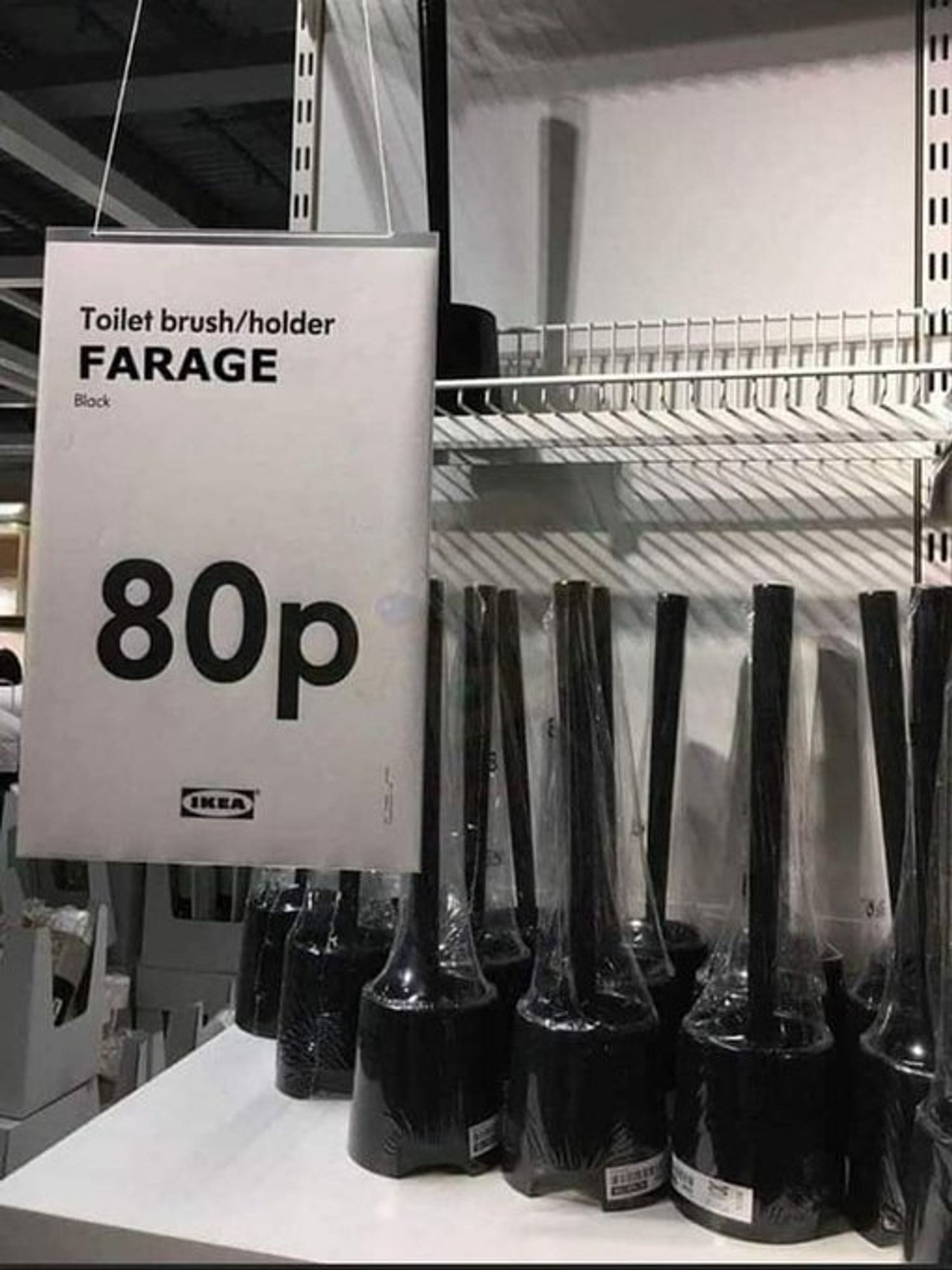 The IKEA Farage bog brush is only 80p