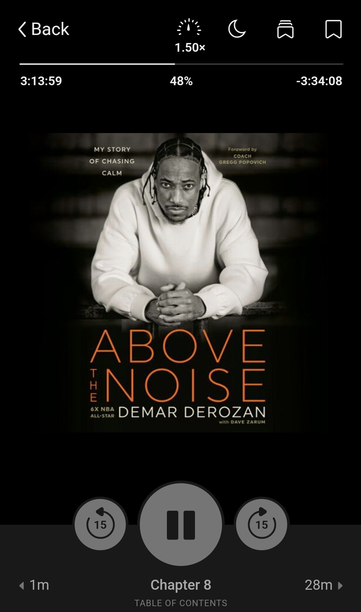 Above the Noise by DeMar DeRozan.