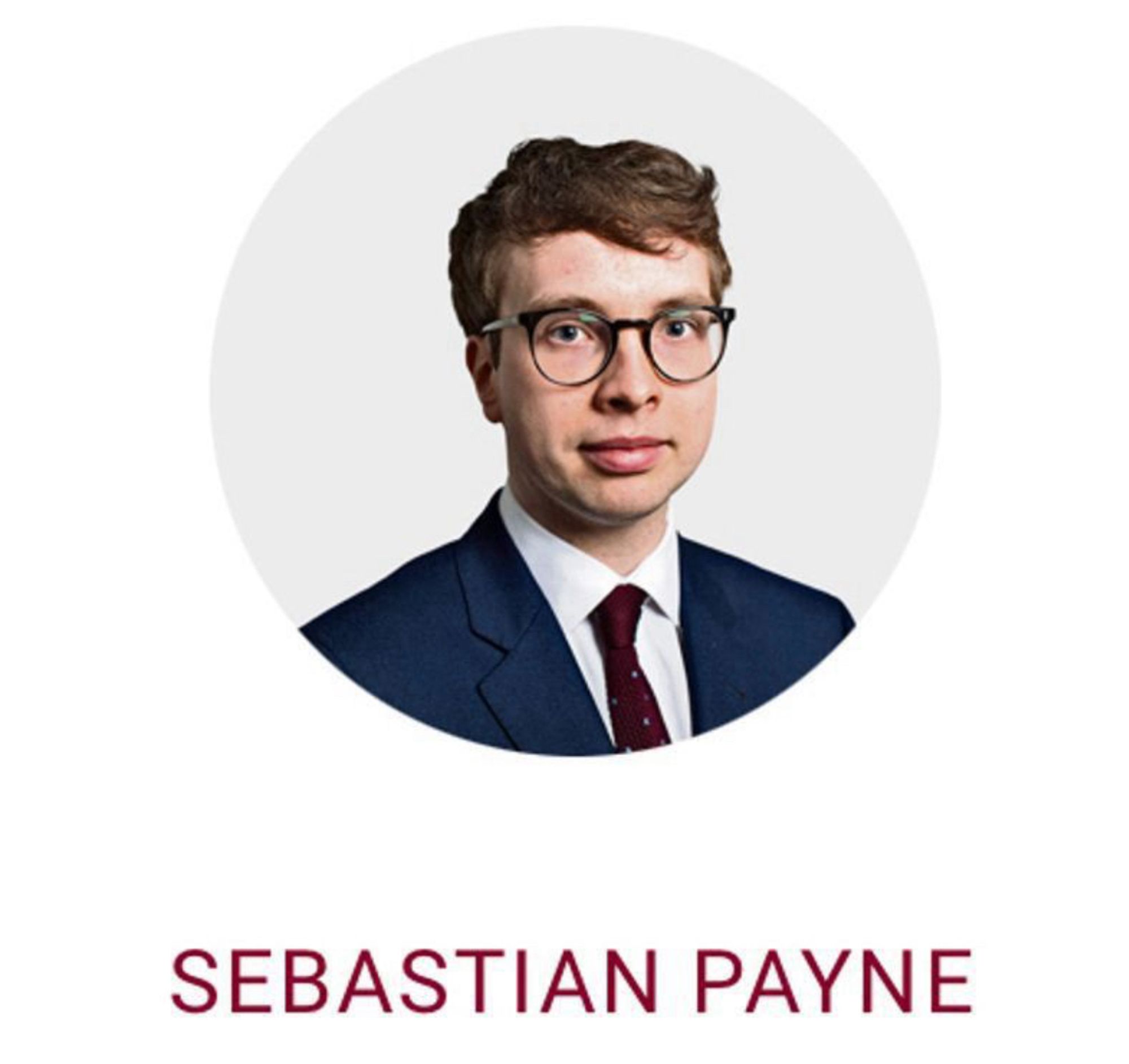 byline photo of oleaginous journalist Sebastian Payne