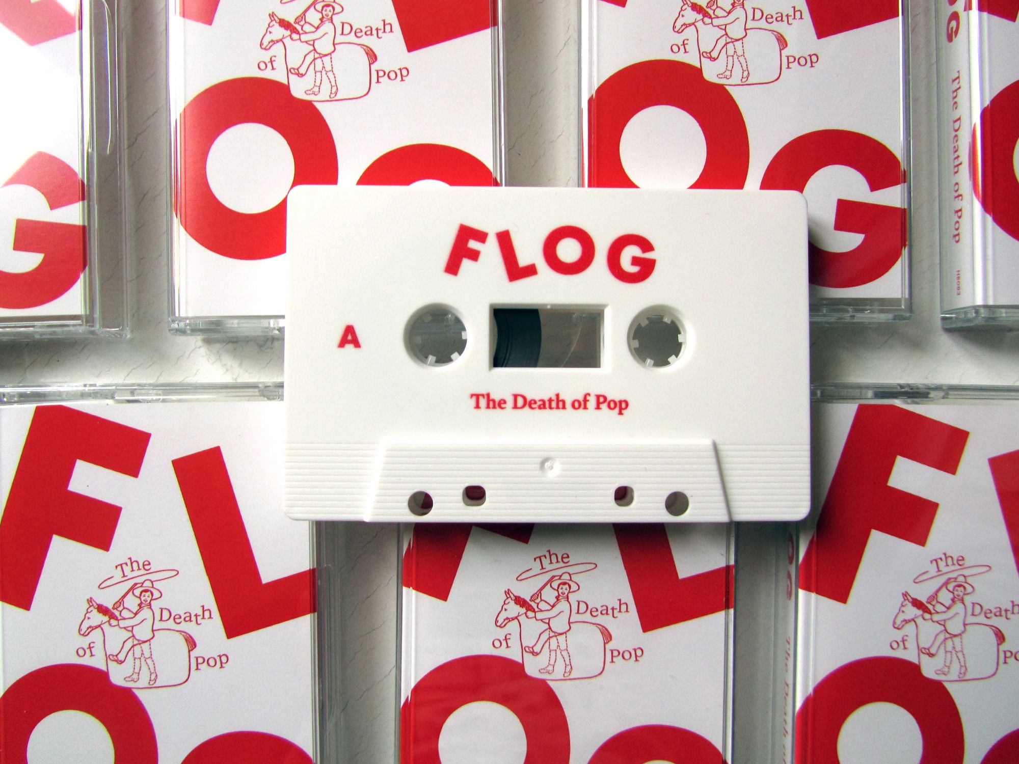 White cassette, red ink (The Death of Pop's new album)