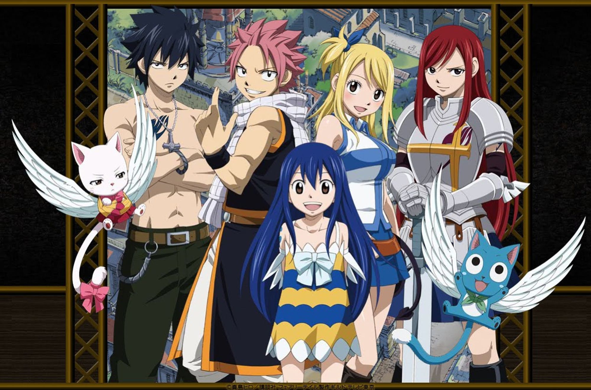 Anime show Fairy Tail characters