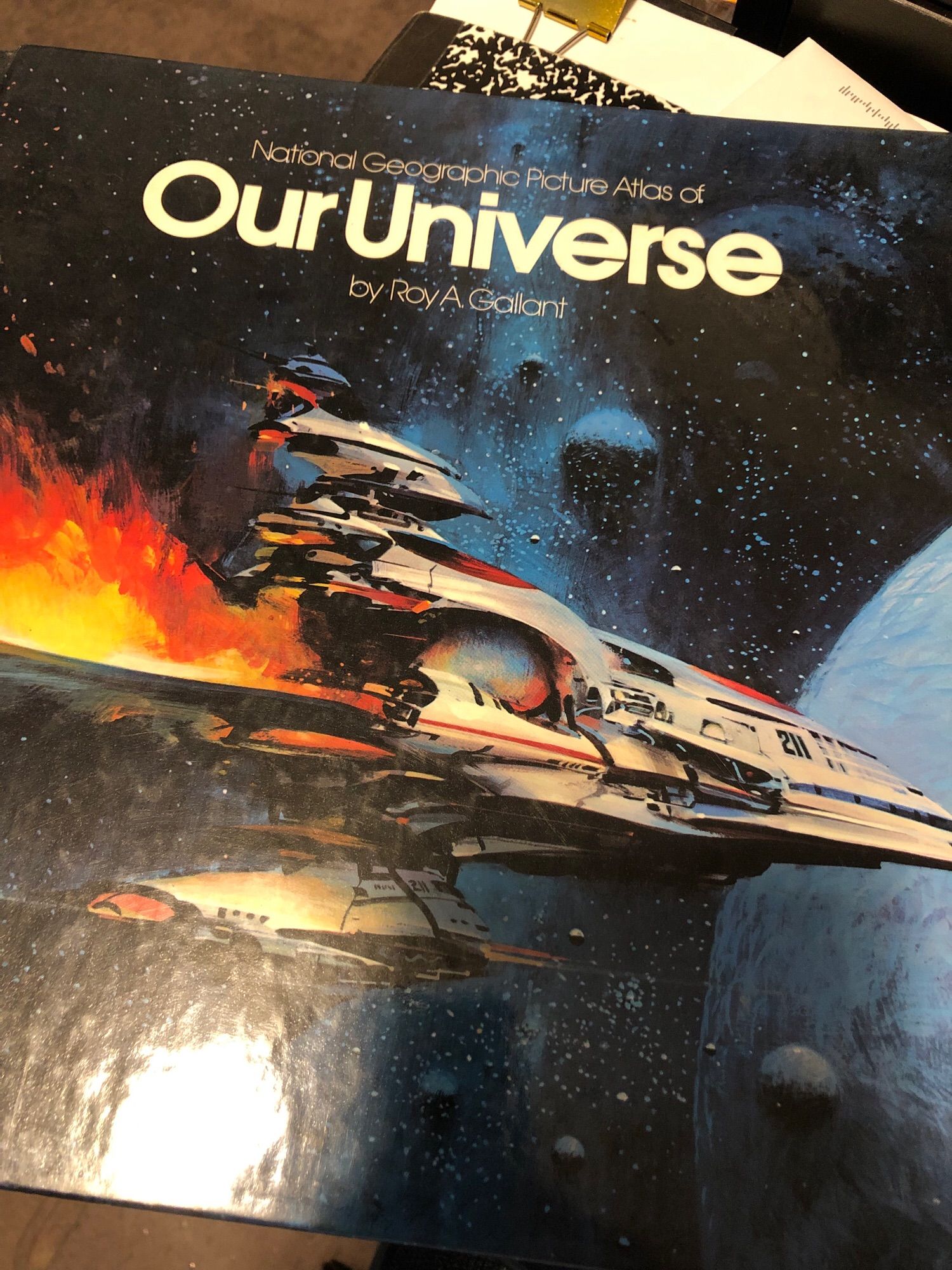 Cover of “Our Universe”, a big National Geographic coffee table book from 1986