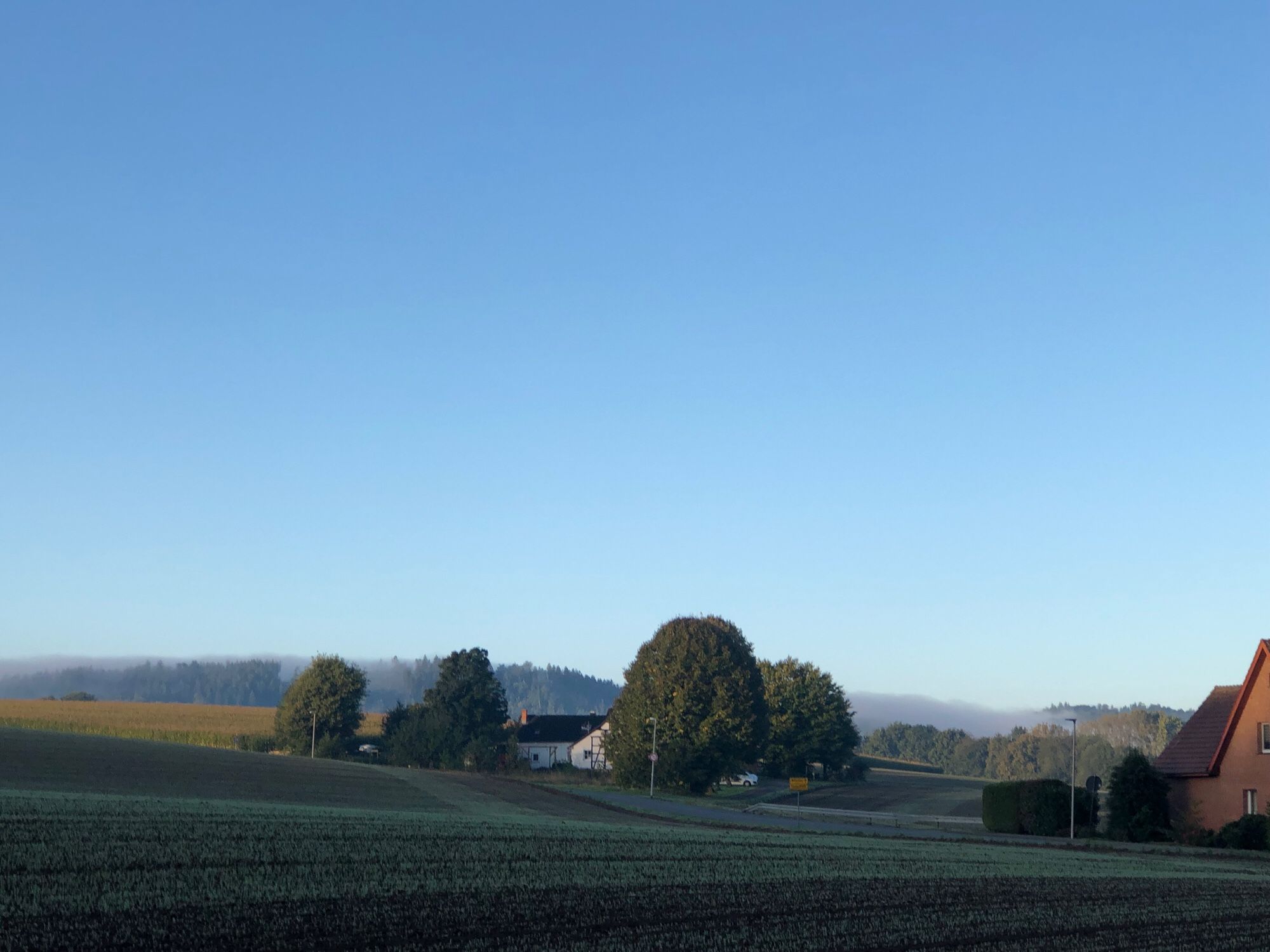 Feld und hügel