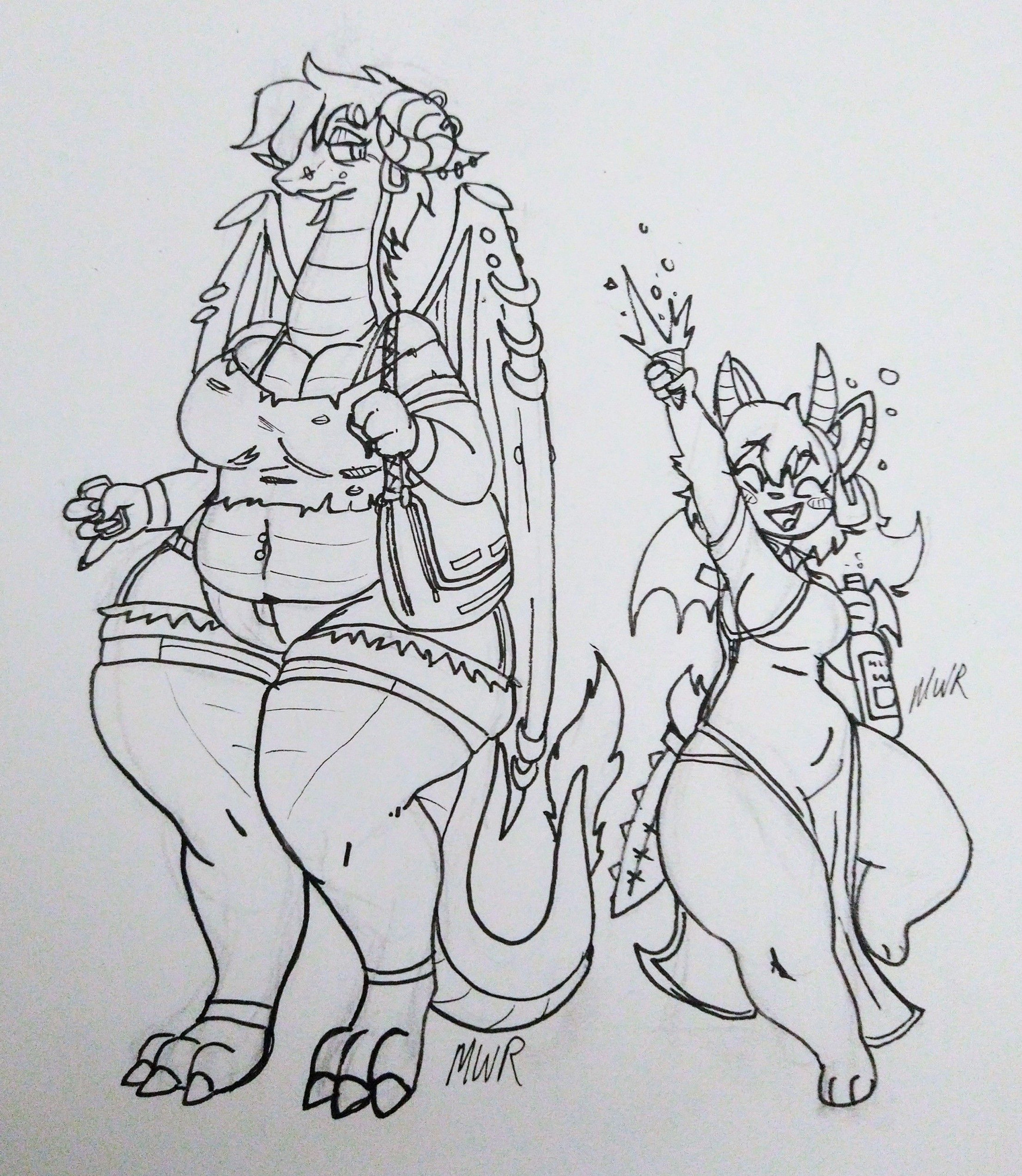 Sam dressed for the occasion with taped on wings, horns and tail in a Chinese dress.

Local dragon NOT dressed for the occasion is hiding her annoyance.