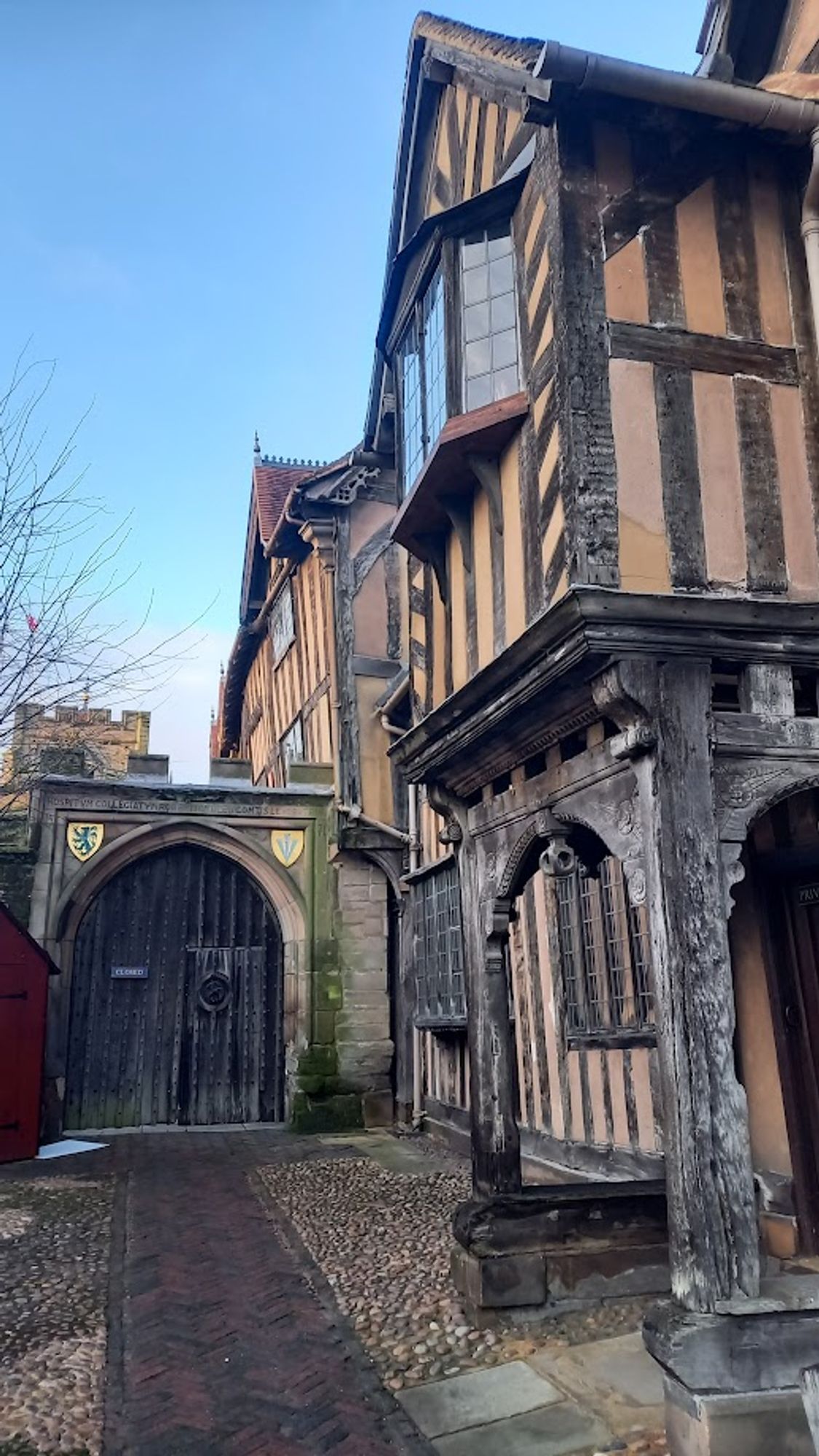 Photo of the Lord Leycester building in Warwick