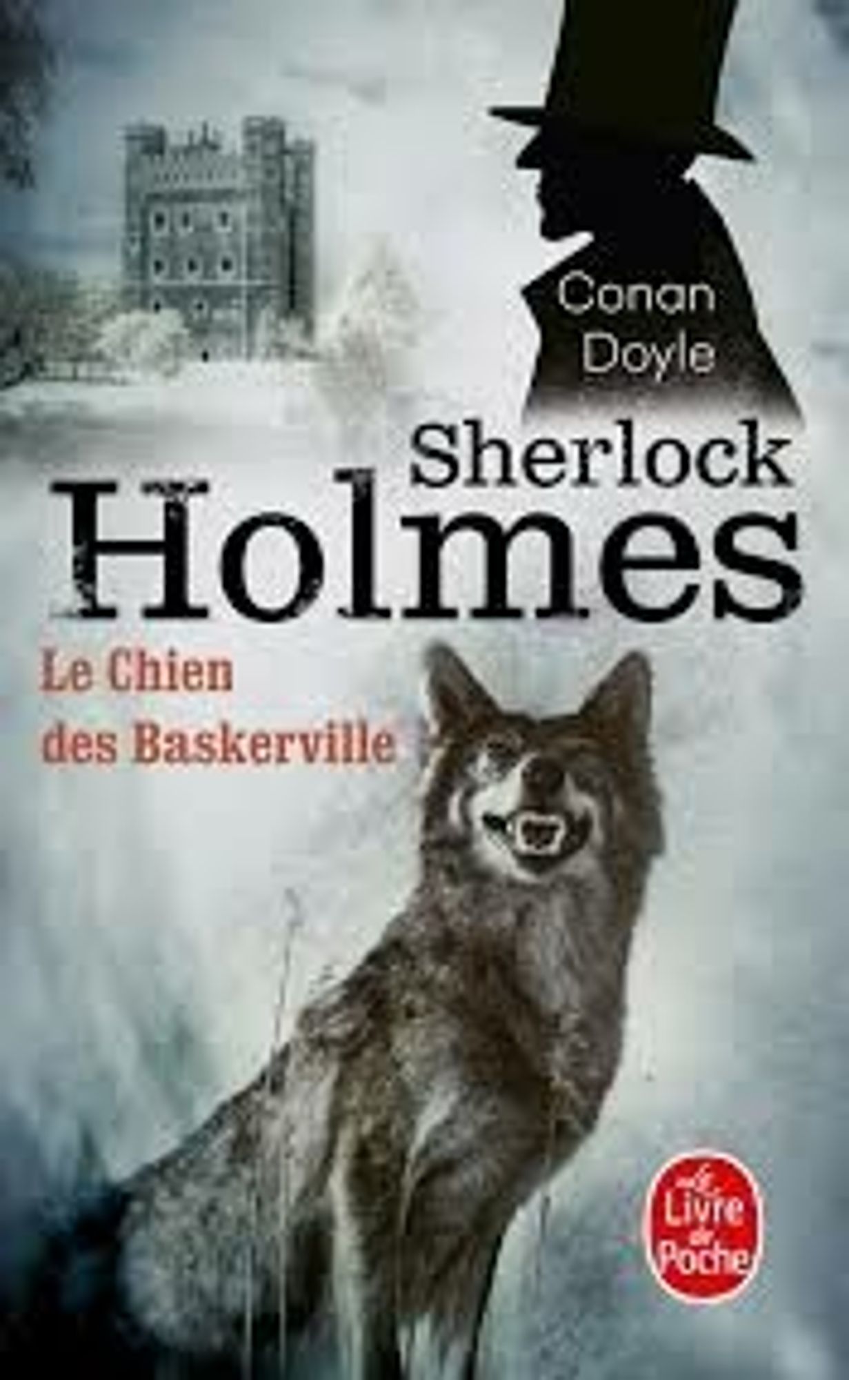 Couverture du livre "Le chien des Baskerville" de Sir Arthur Conan Doyle, publié en 1902.