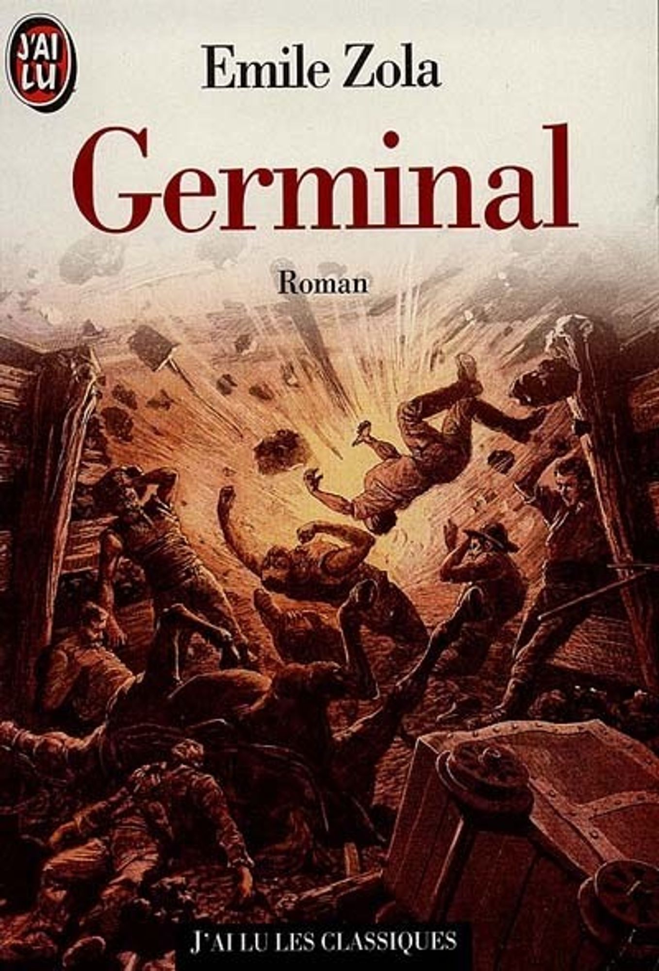 Couverture du livre "Germinal" d'Émile Zola, publié en 1885.