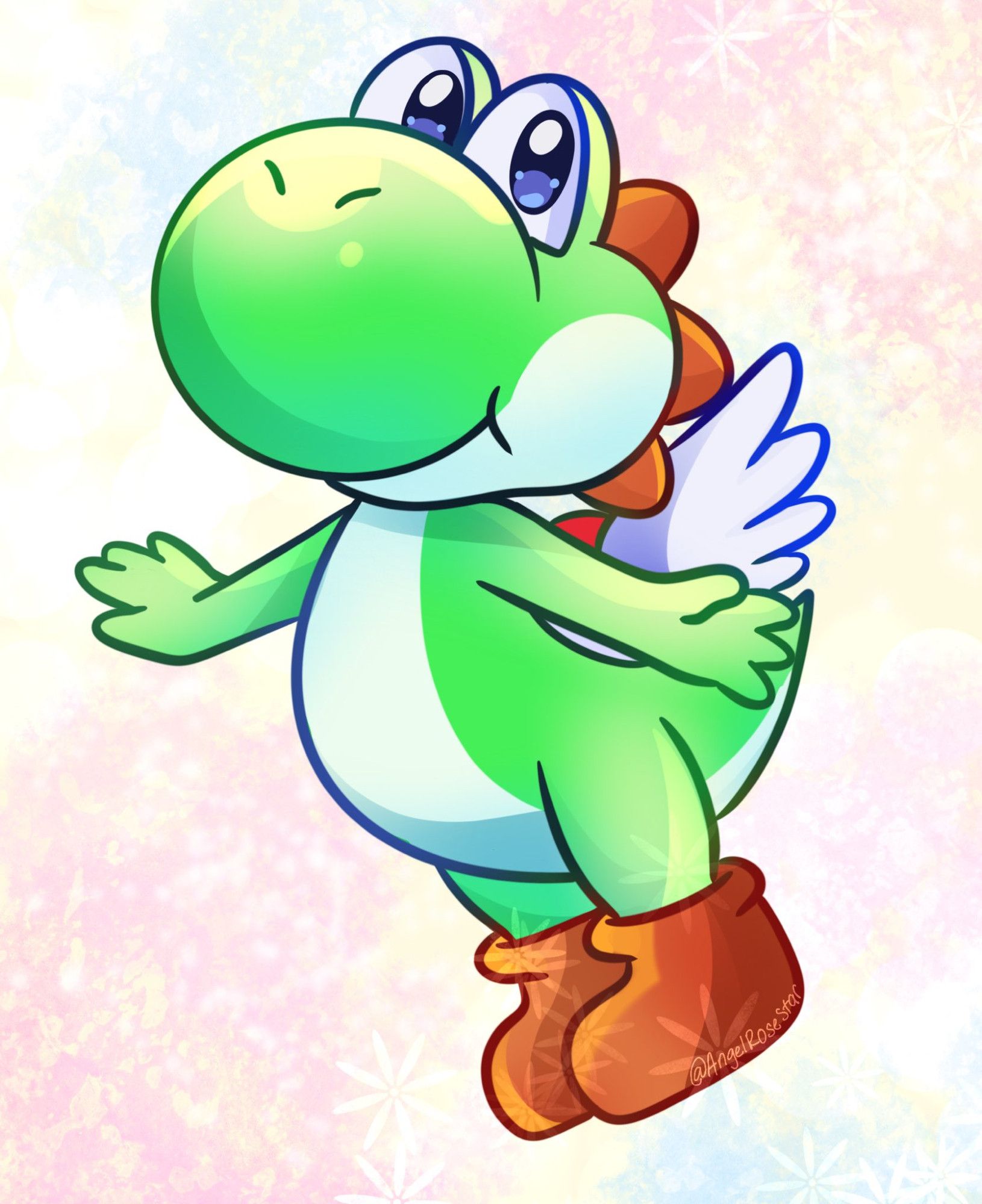 Yoshi with wings