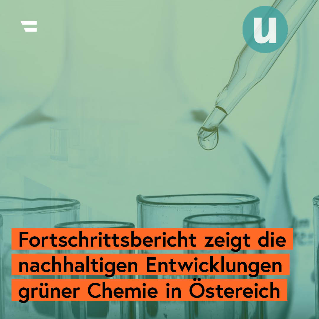 Grün eingefärbte Reagenzgläser und Pipette