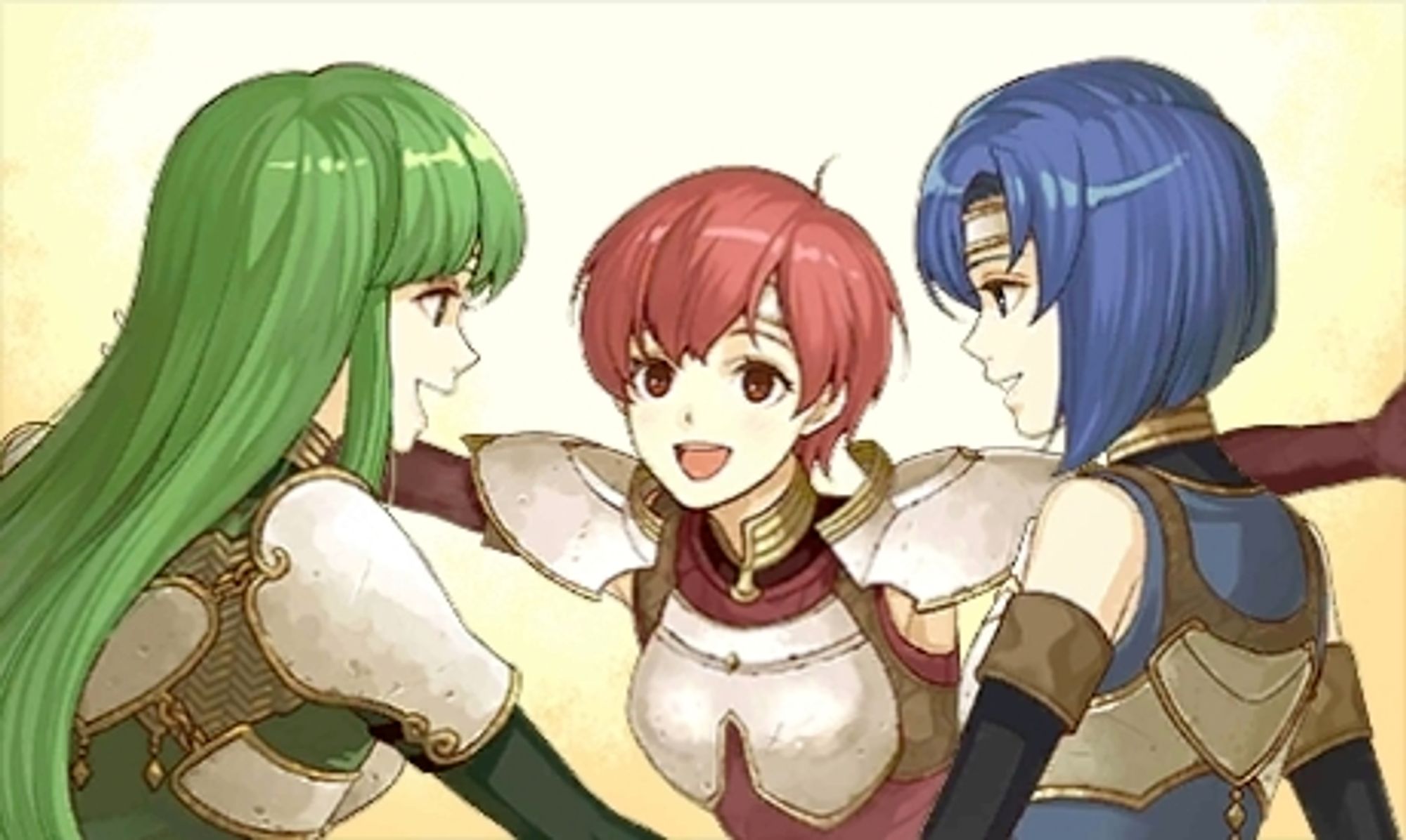 catria eat and palla (they're cute girls?