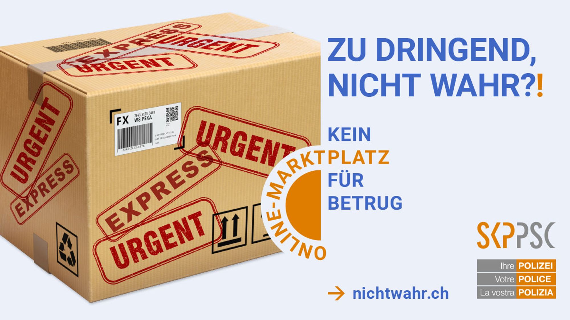 eine Box mit roten Stempeln