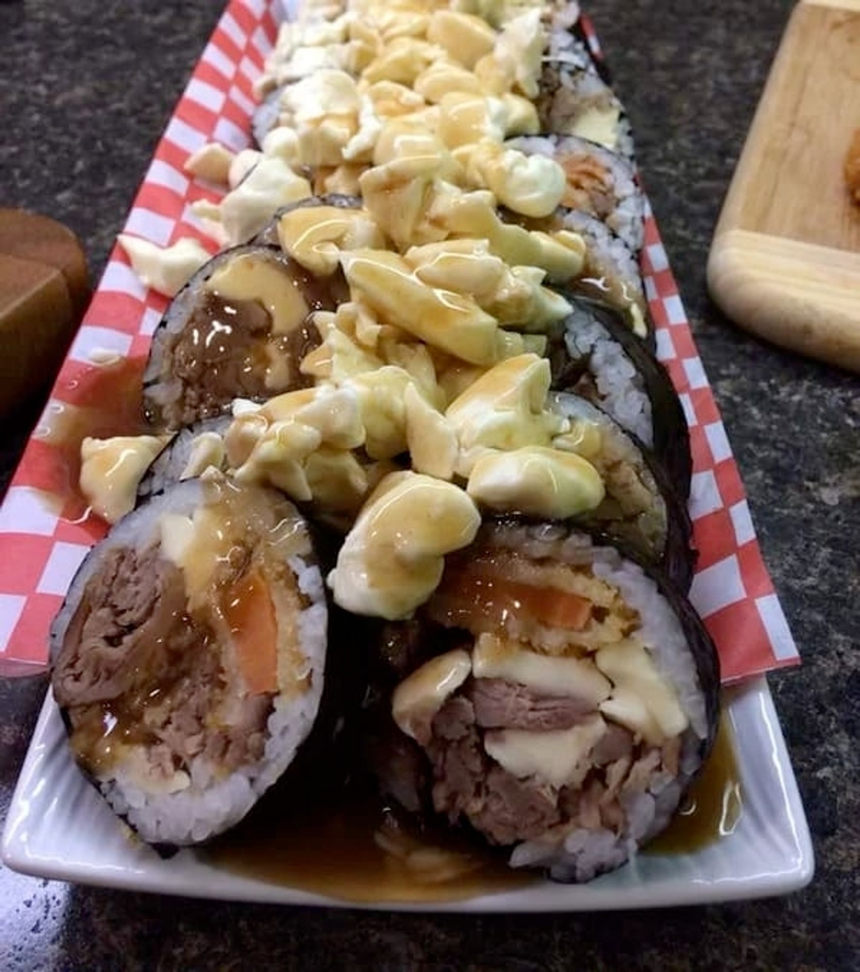 Poutine sushi...