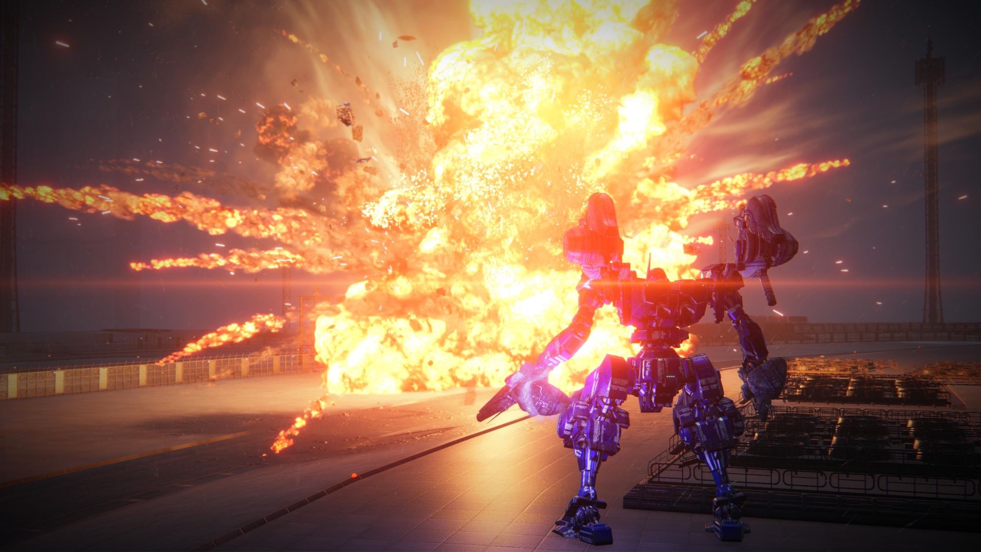 Armored Core 6: Fires of Rubicon’s dreaded boss Balteus explodes after roughly eight hours of attempts across two days.