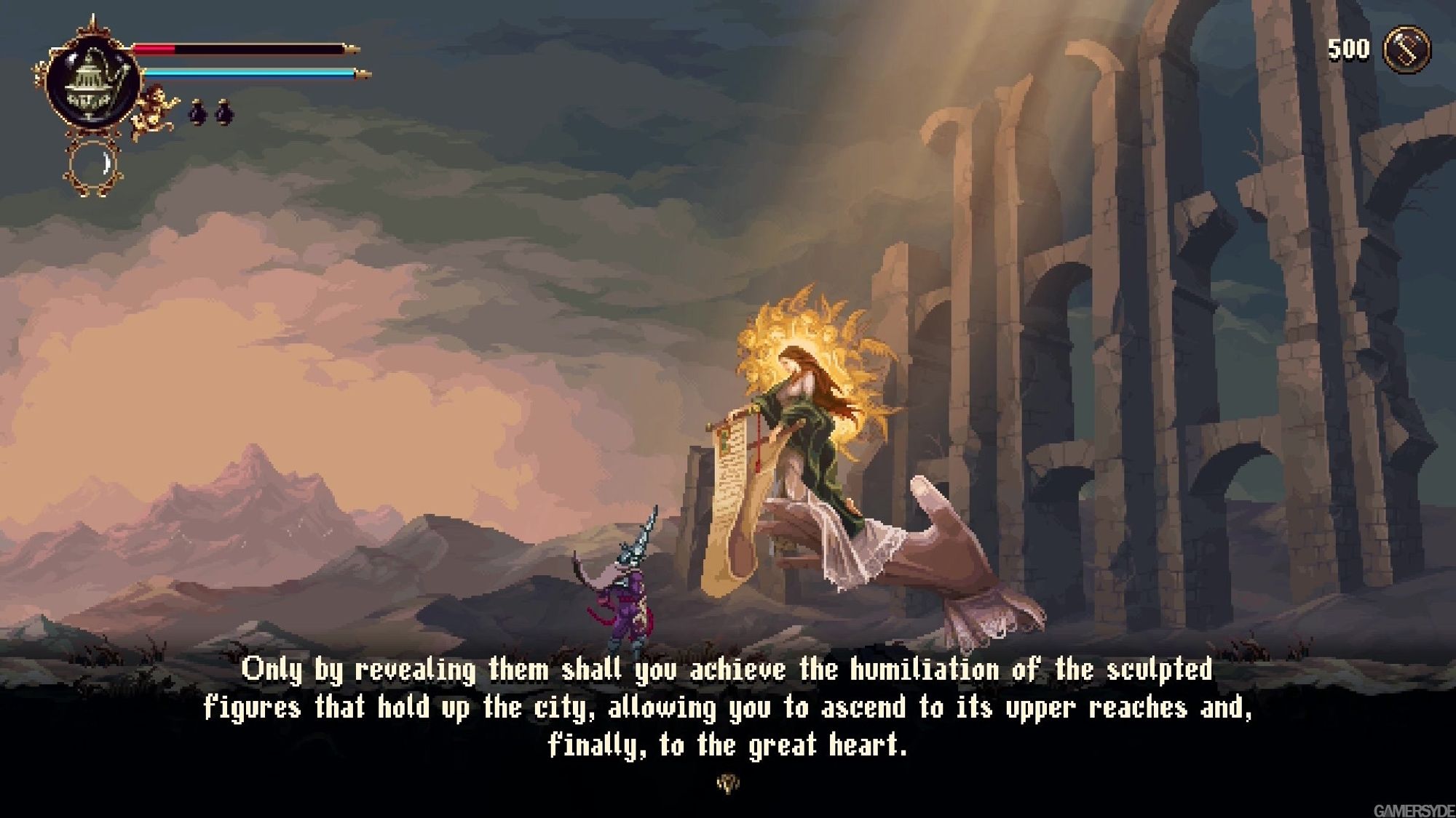 a screenshot from Blasphemous II