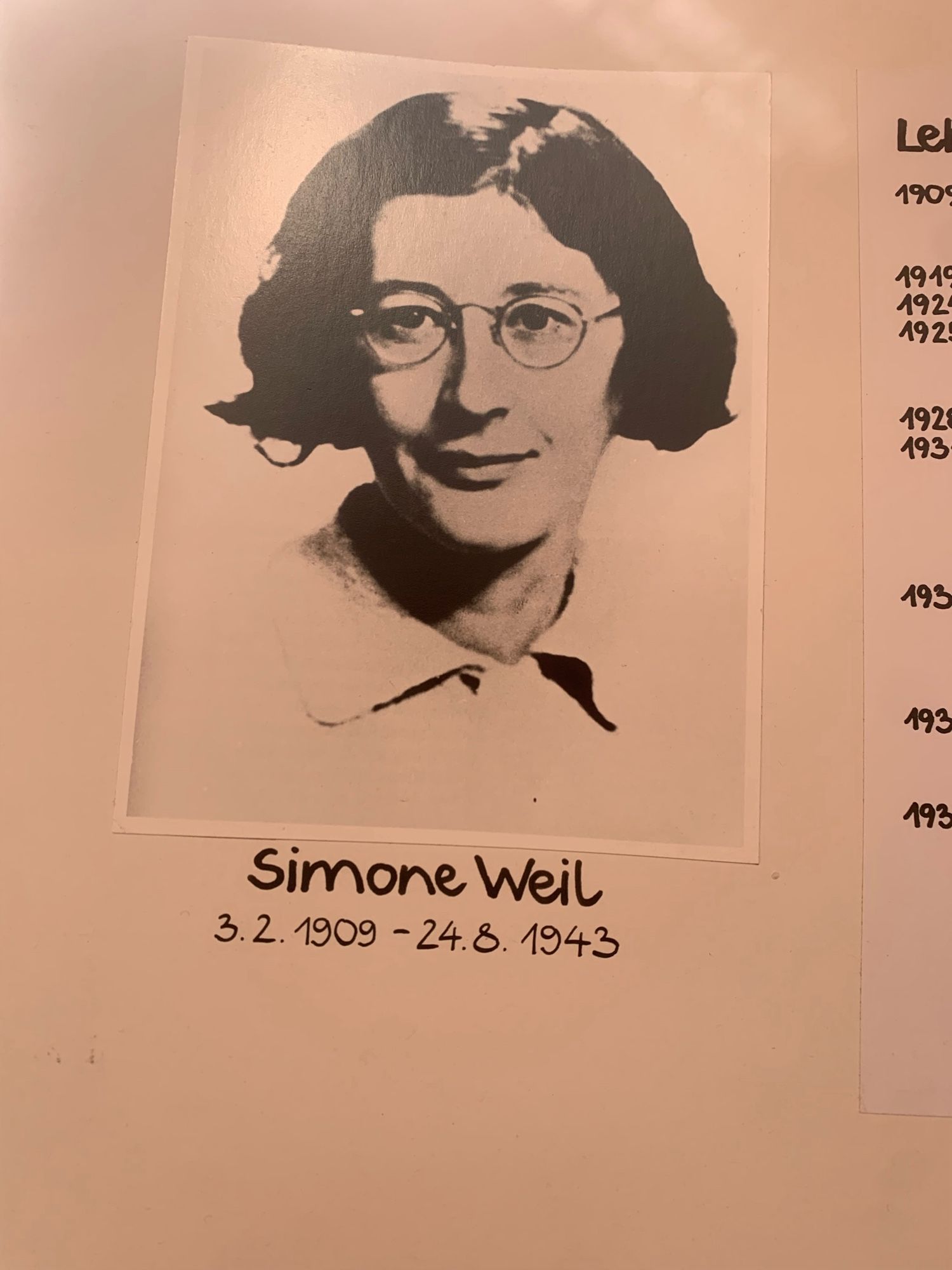 Bild Simone Weil