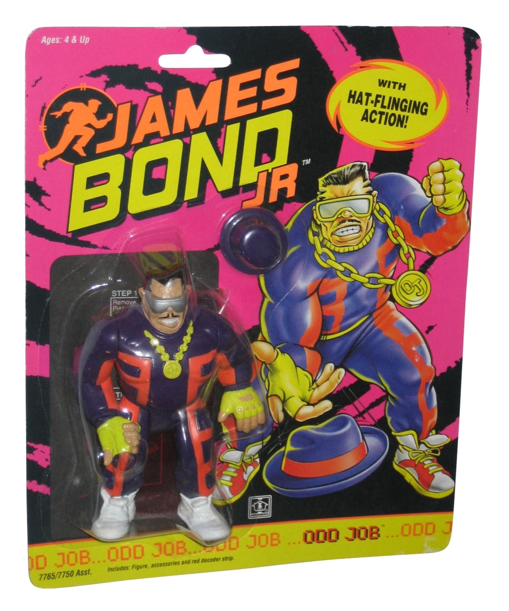 James Bond Jr action figure "Odd Job with Hat-Flinging Action"