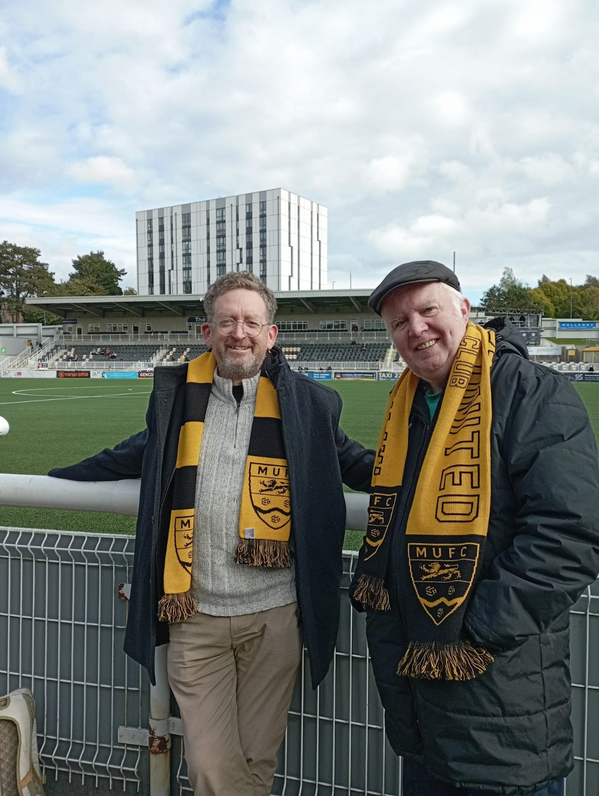 Two men at a Maidstone match