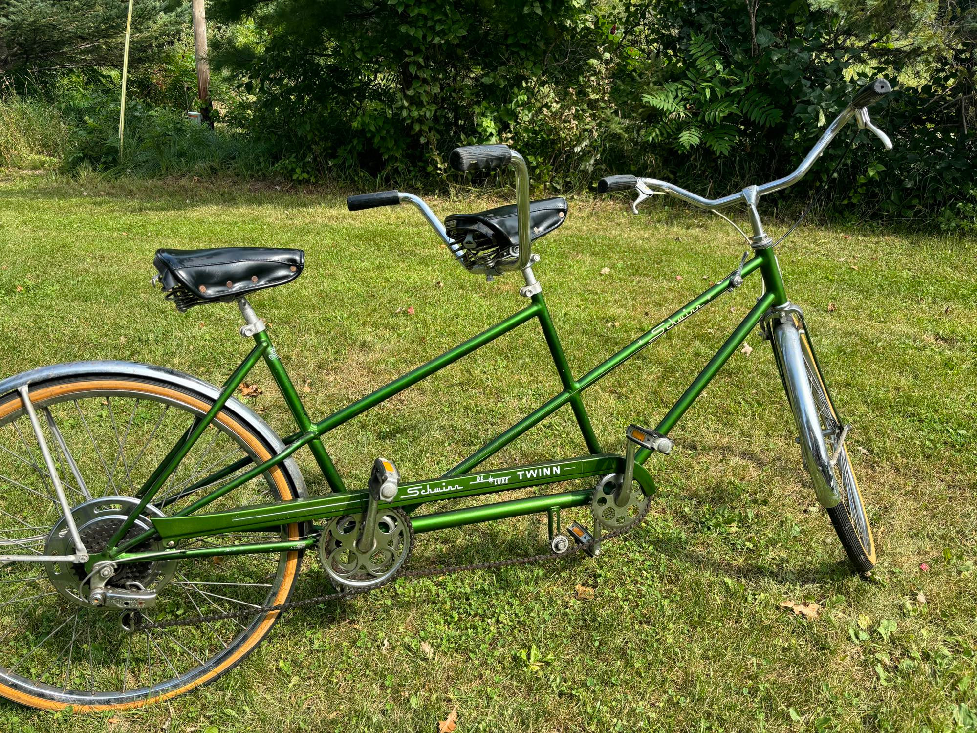 Vintage tandem bike 