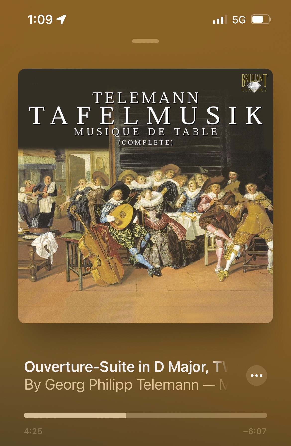 Album cover of Telemann’s Complete Tafelmusik.