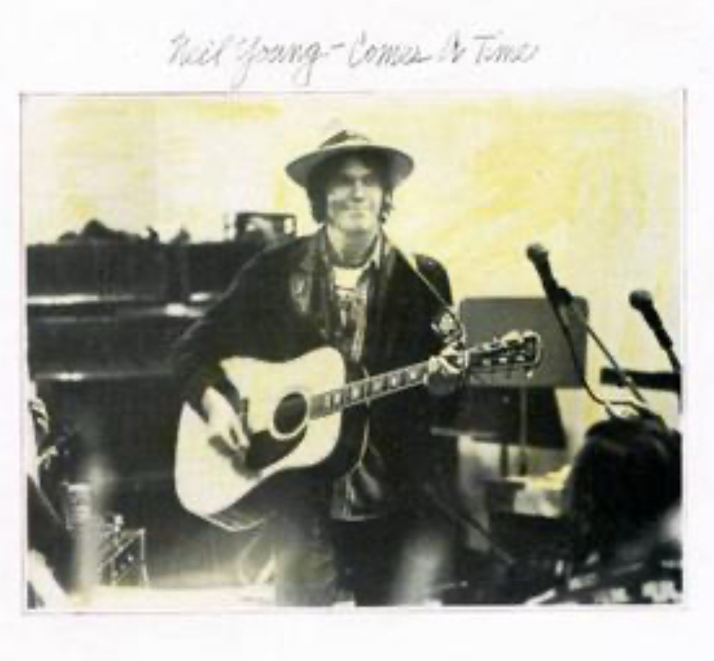 Cover von Neil Youngs Album „Comes a time“