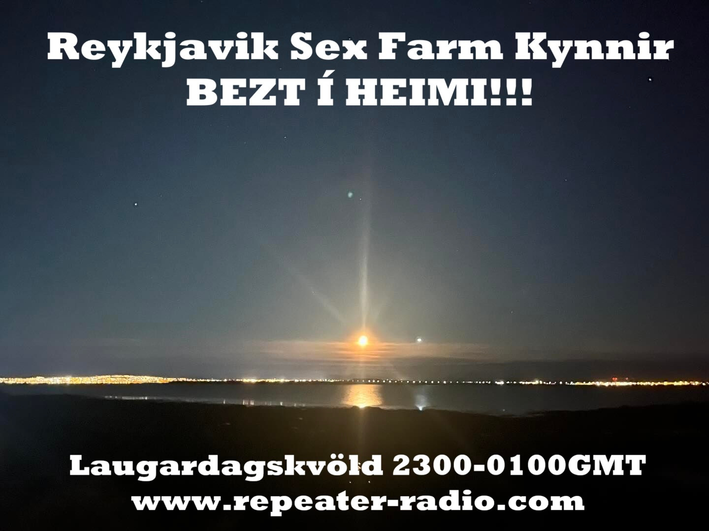 ACCEPT THE WINTER. 
EMBRACE THE WINTER. 
BE THE WINTER. 

JOIN ME Reykjavik Sex Farm ON Repeater Radio AT 2300GMT FOR SOME OV THEE COLDEST BASS SOUNDS GOING

www.repeater-radio.com 