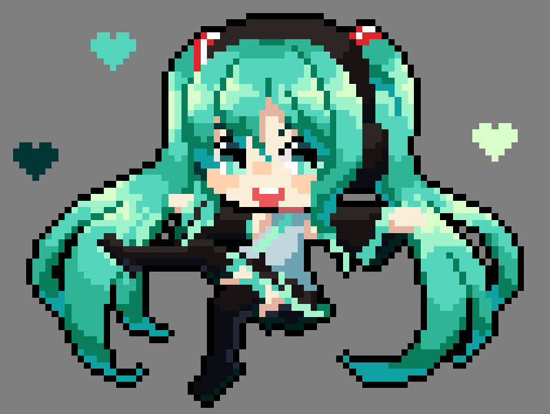 miku pixel art