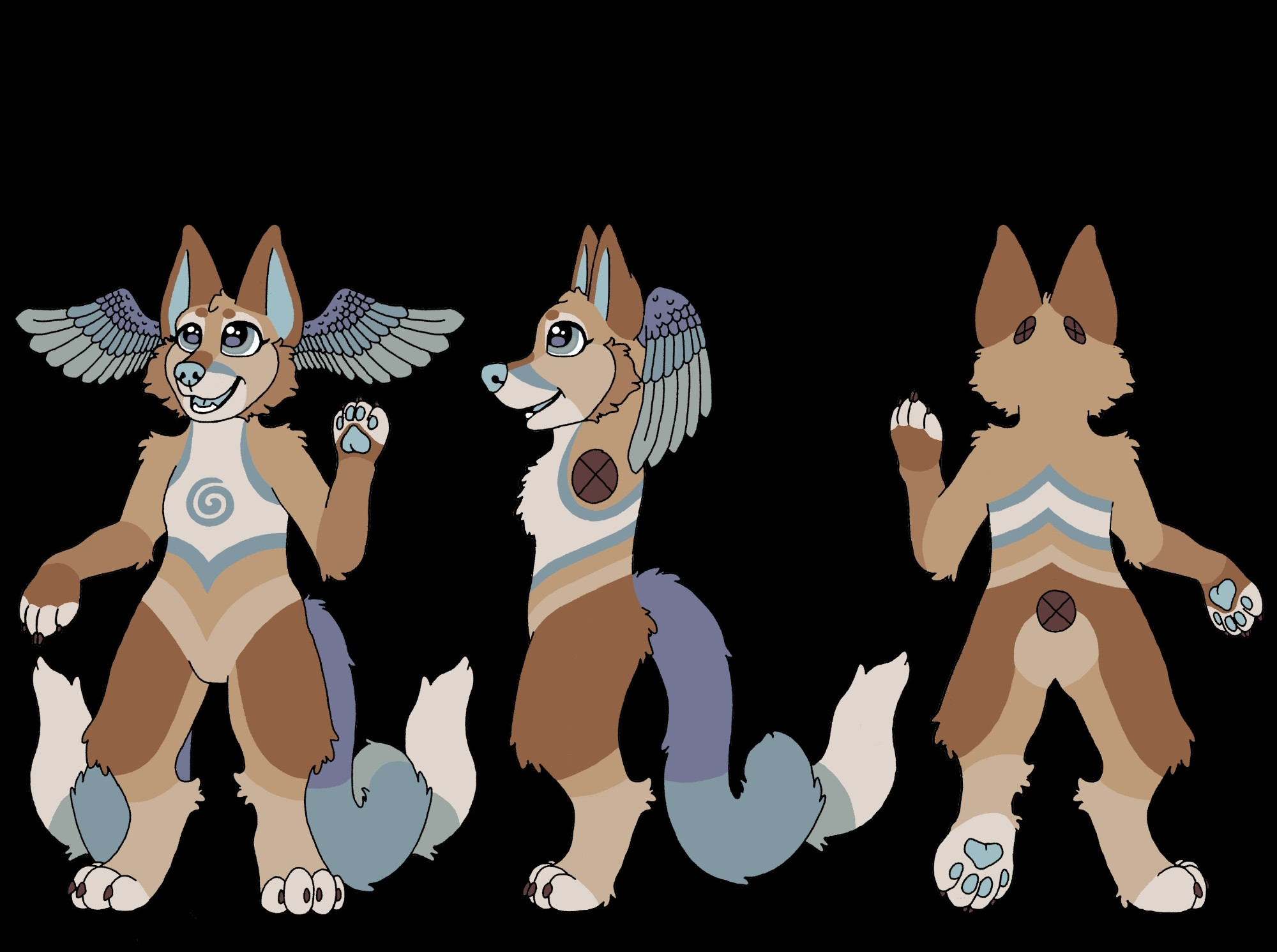 Ref sheet of my sona Alis