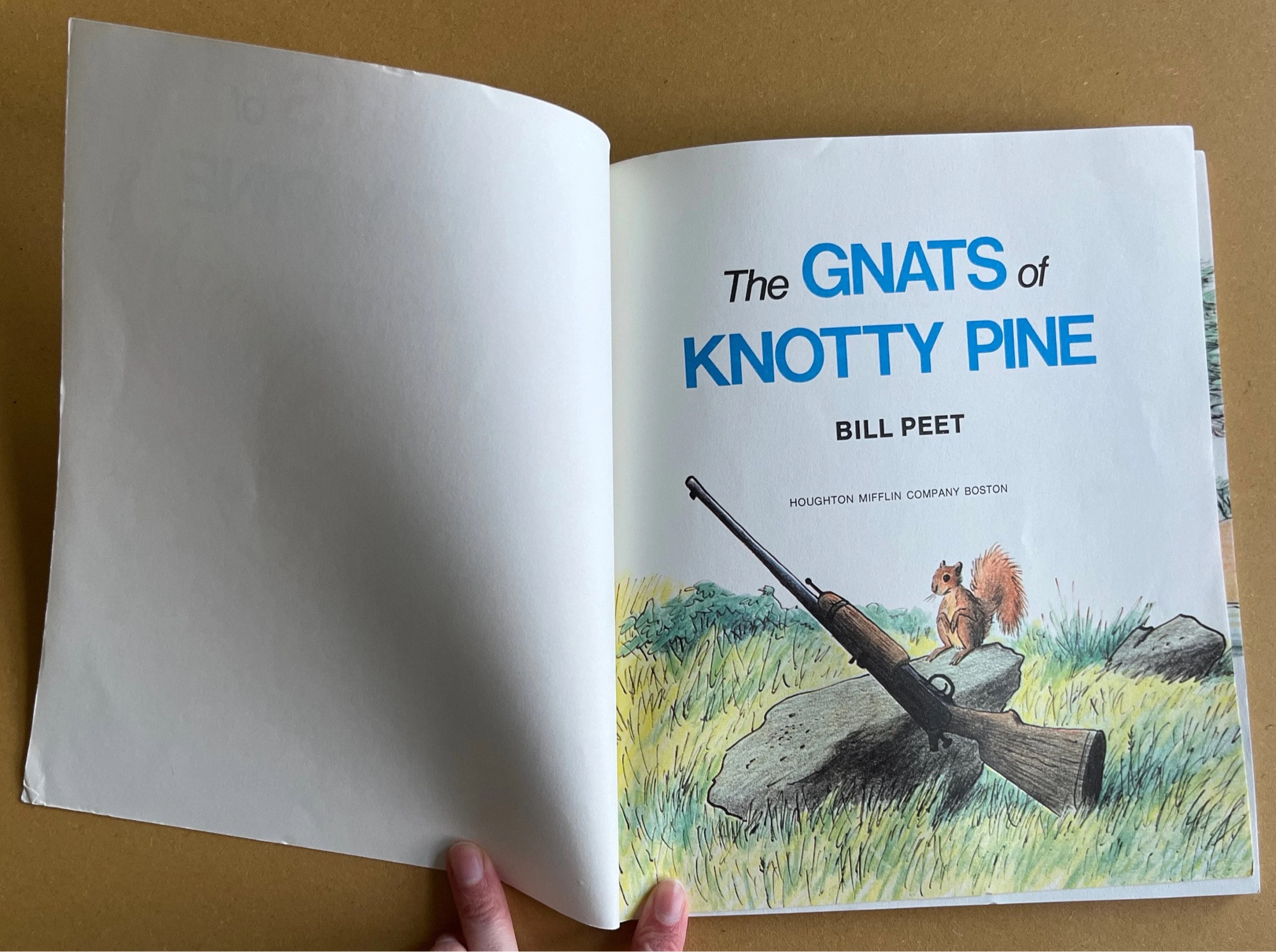 I’ve known what justice was for a long time

photo of the title page of The Gnats of Knotty Pine: a squirrel looks at a dropped rifle 😇