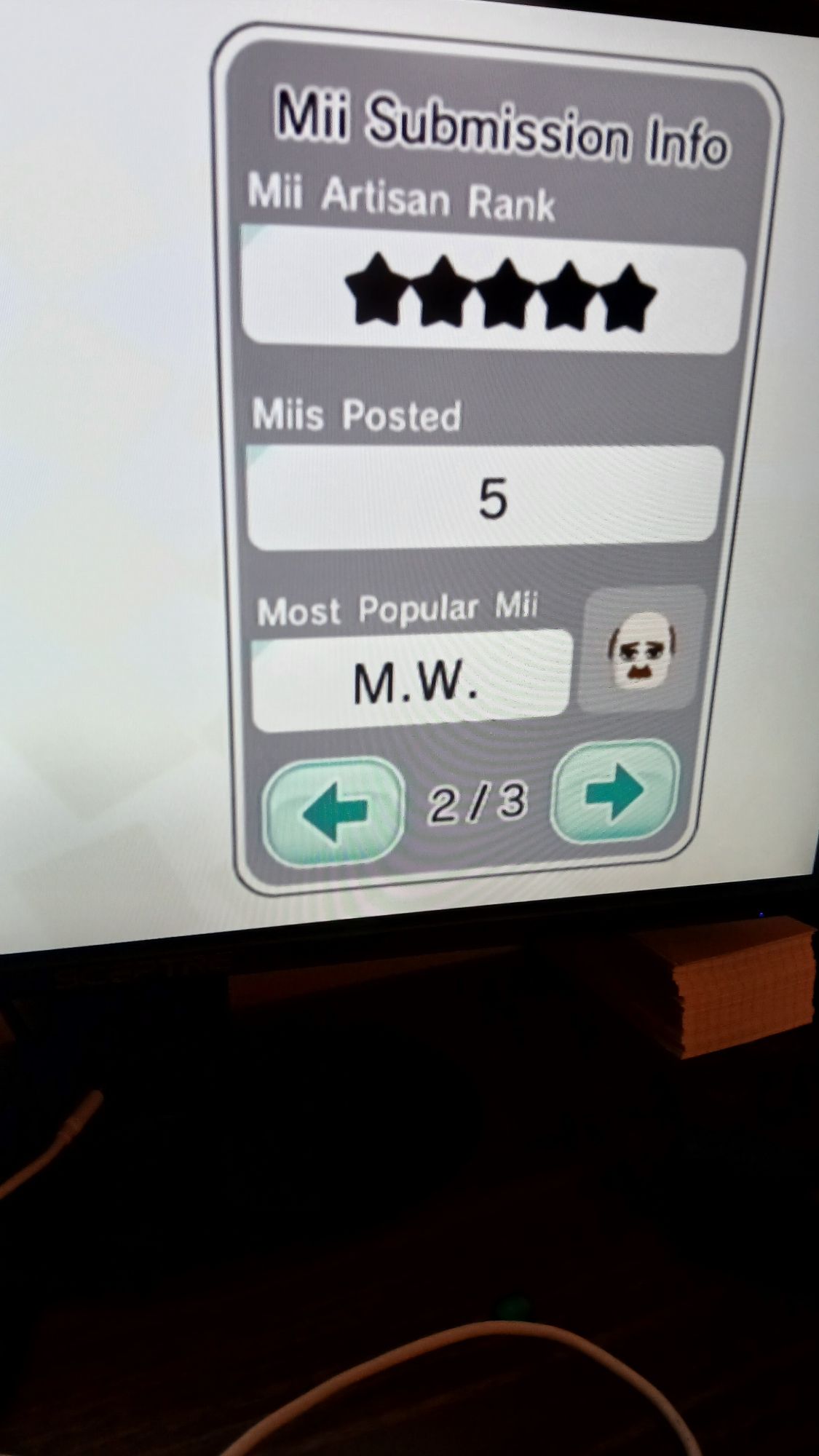 Most popular Mii in the Nintendo Wii's "Check Mii Out Channel": Marvin Wilfred (SuperMarioLogan)