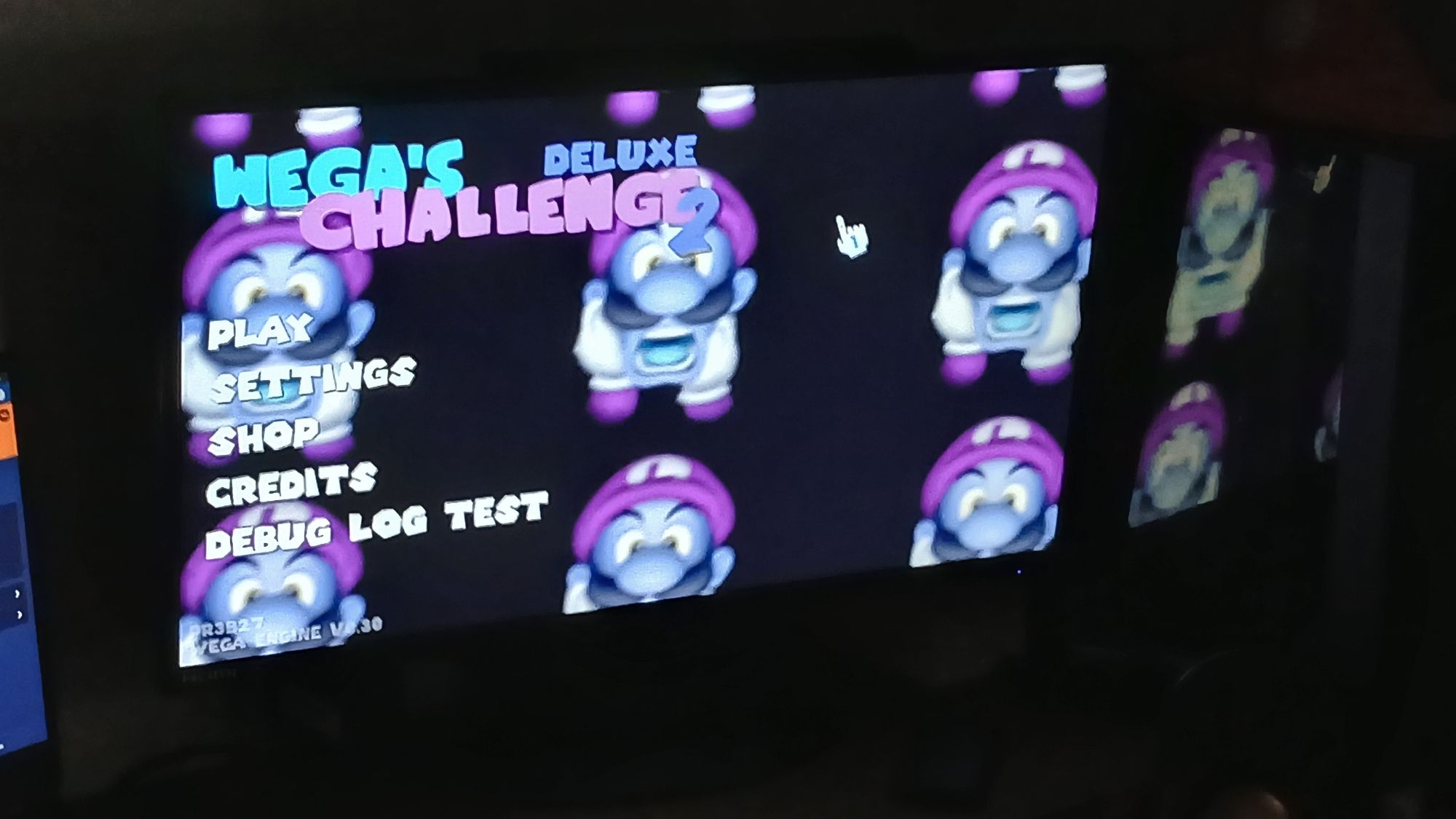 W.I.P. Wega's Challenge 2 Deluxe main menu redesign