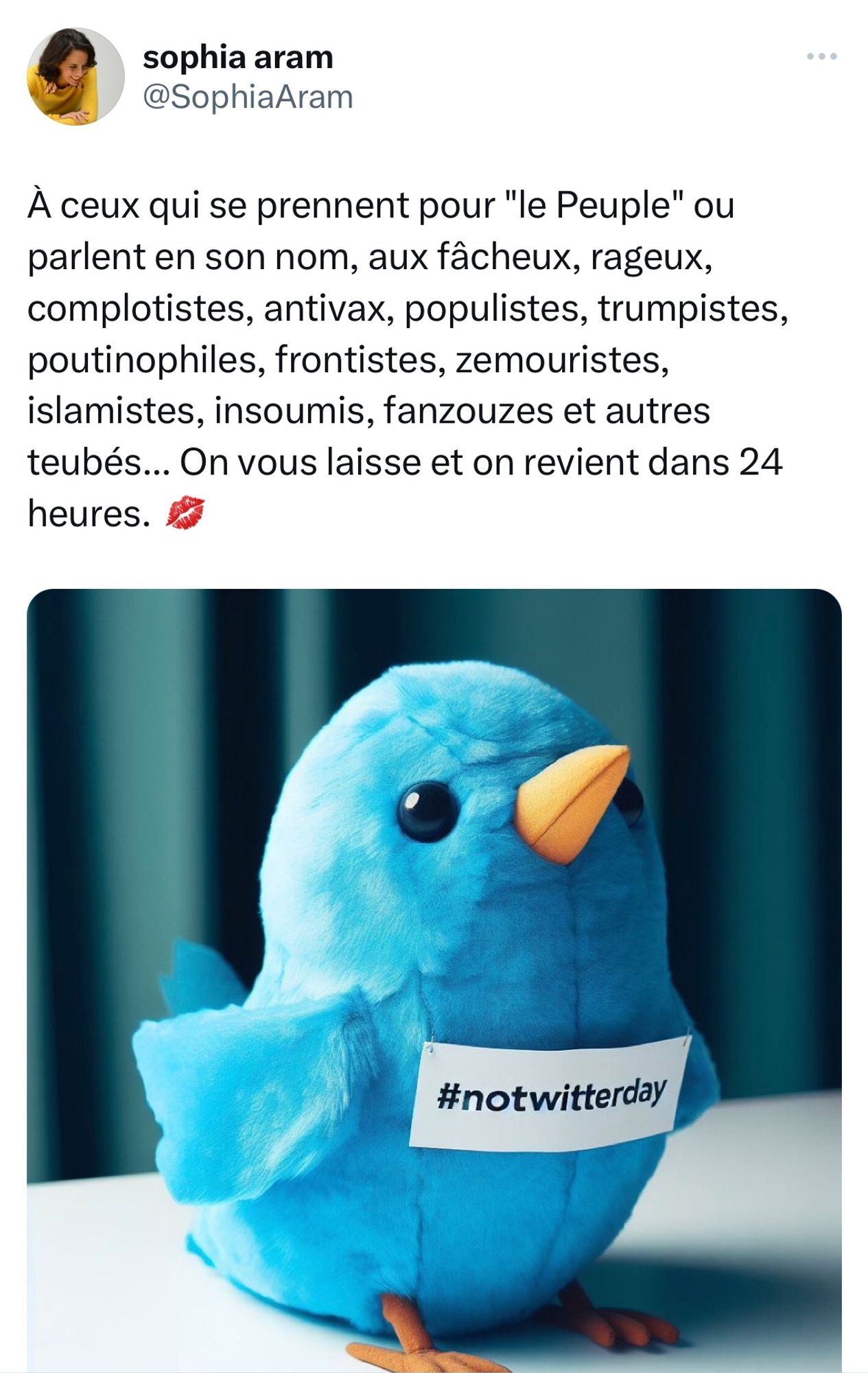 #notwitterday