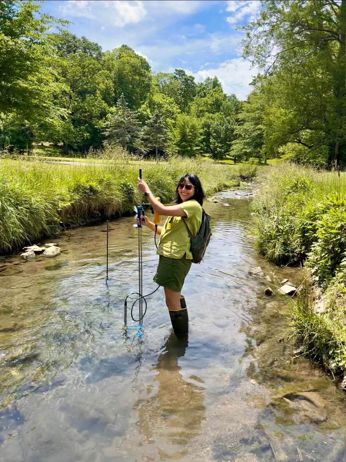 Julia testing a field ADV.