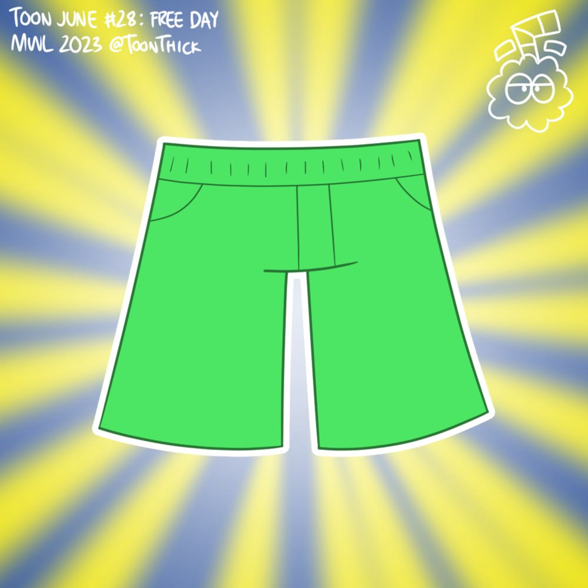 A pair of shorts! This was my last Toon June entry for 2023.