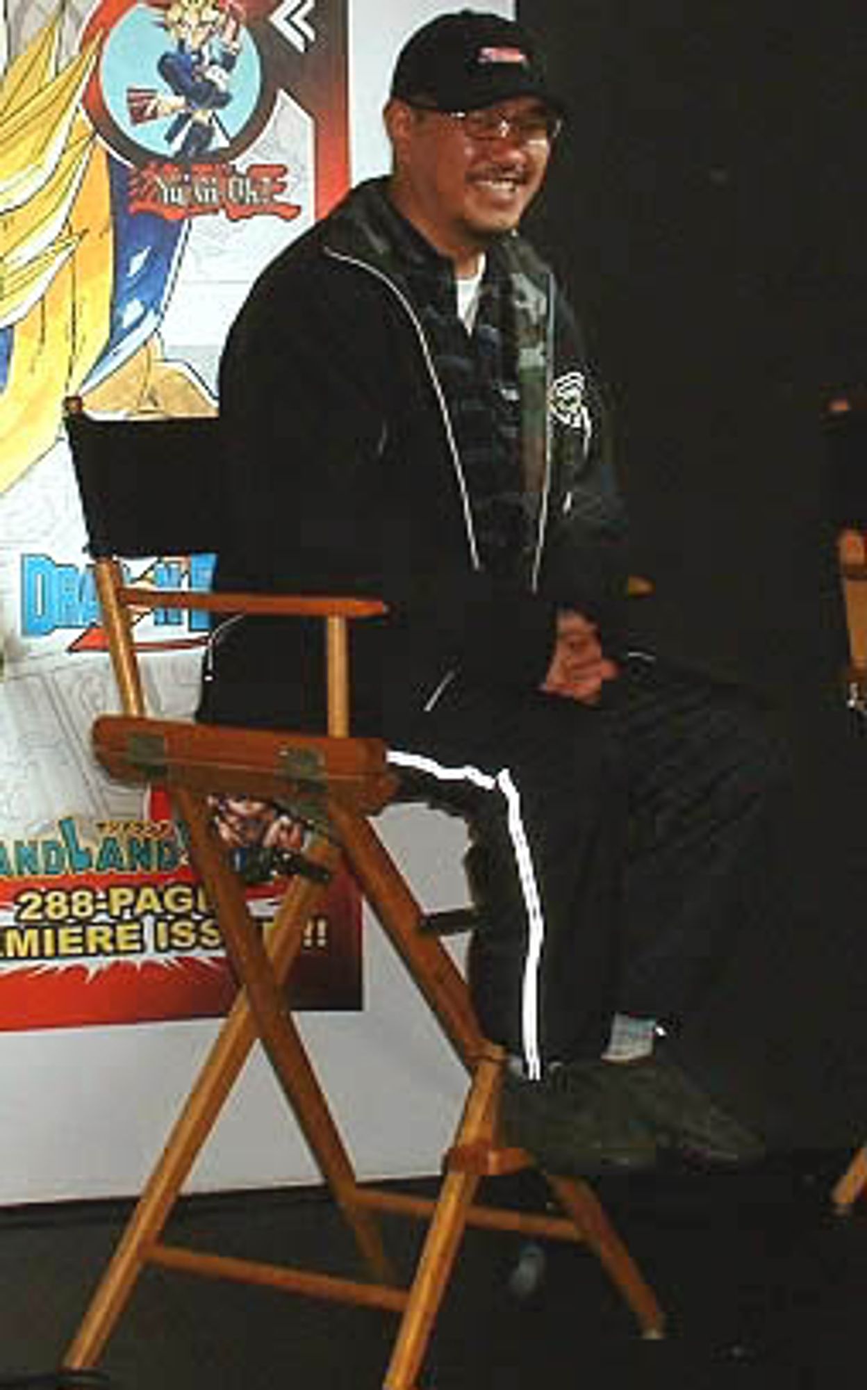 Akira Toriyama au Shonen Jump Launch Party (New York) en 2002.